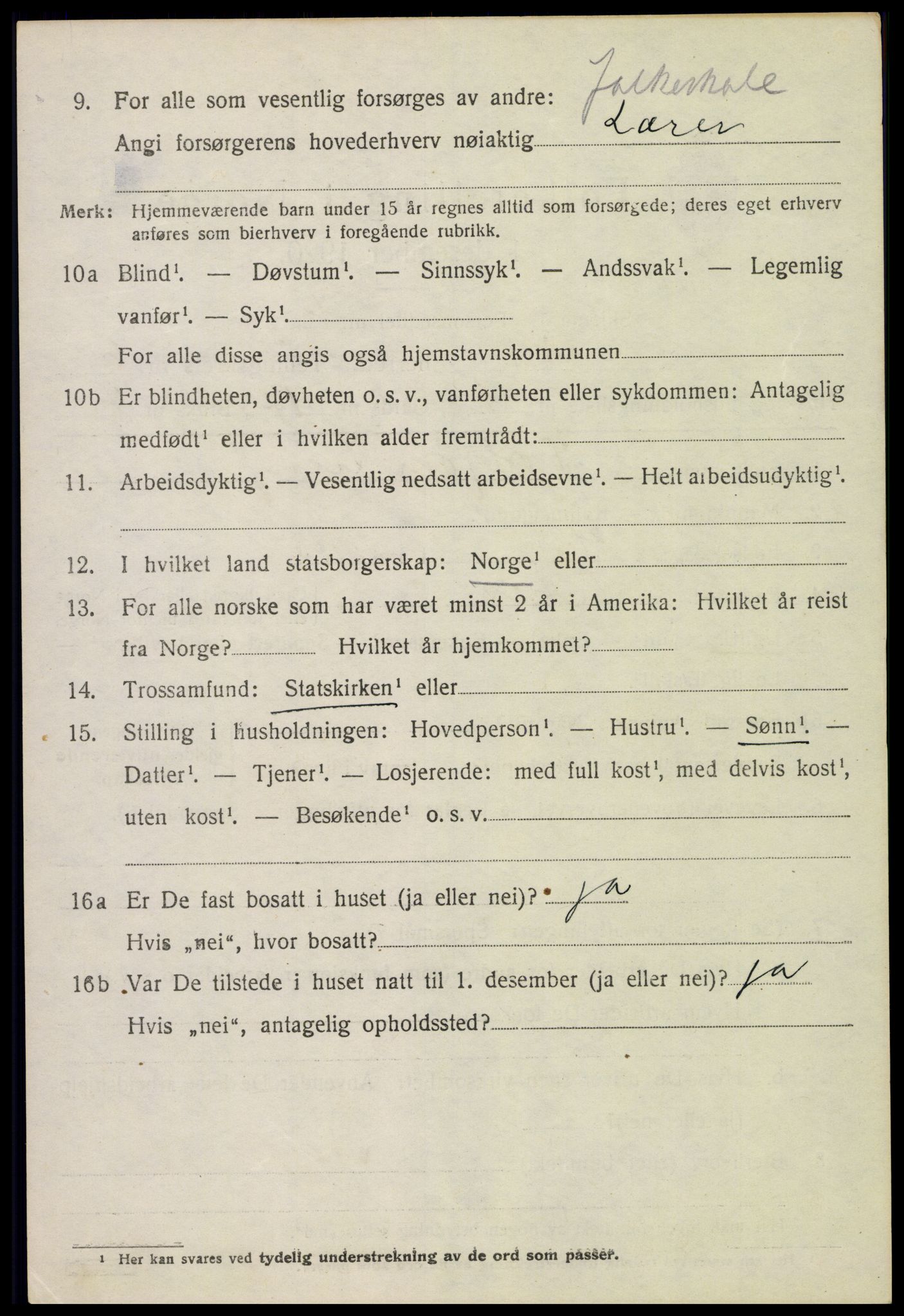 SAH, 1920 census for Nes (Hedmark), 1920, p. 7793