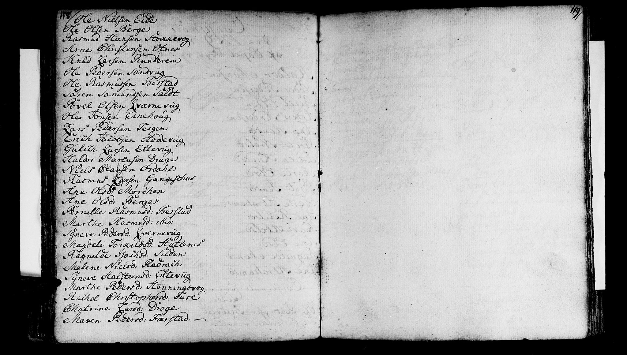 Selje sokneprestembete, SAB/A-99938/H/Ha/Haa/Haaa: Parish register (official) no. A 4, 1743-1759, p. 158-159