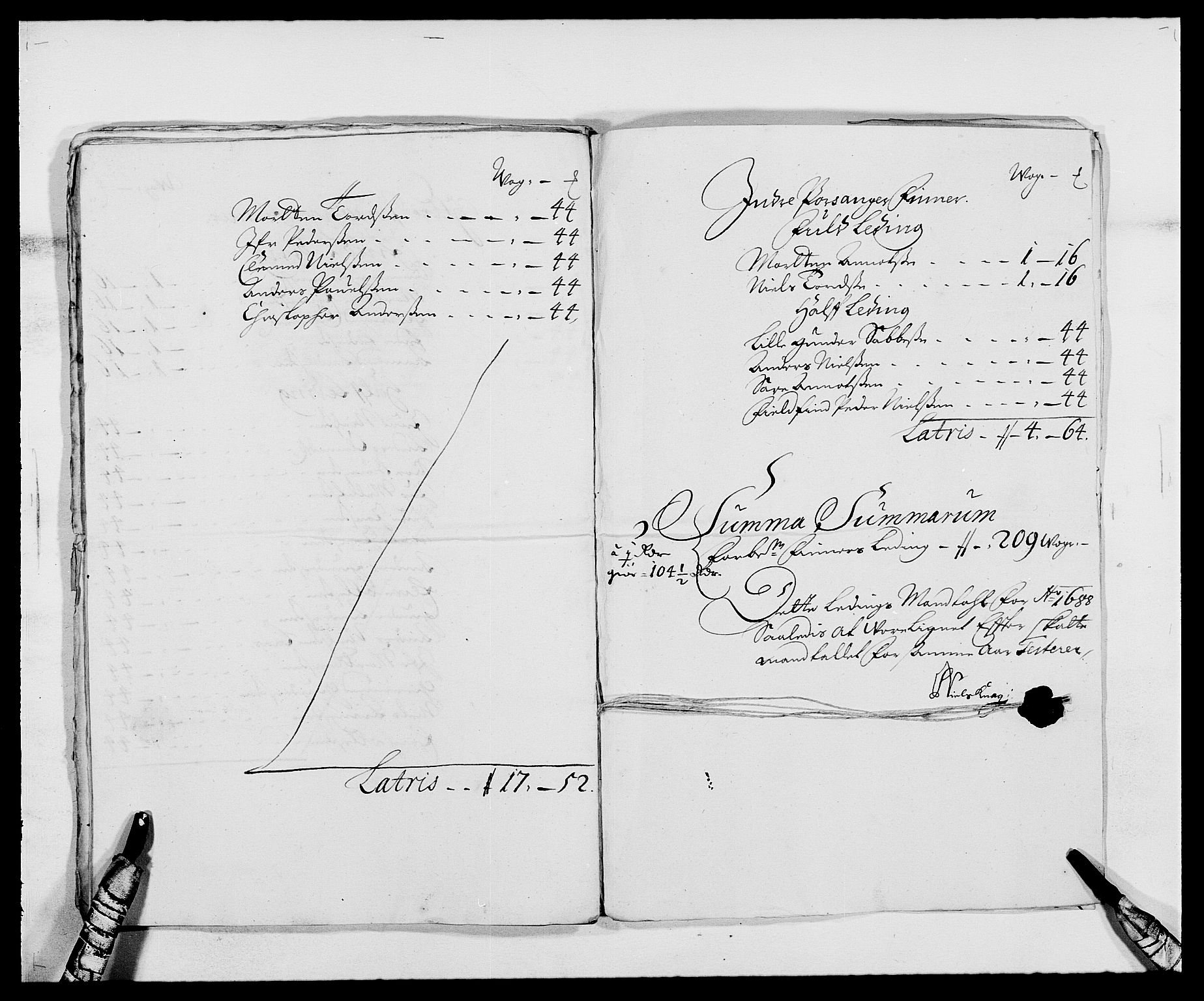 Rentekammeret inntil 1814, Reviderte regnskaper, Fogderegnskap, RA/EA-4092/R69/L4850: Fogderegnskap Finnmark/Vardøhus, 1680-1690, p. 189