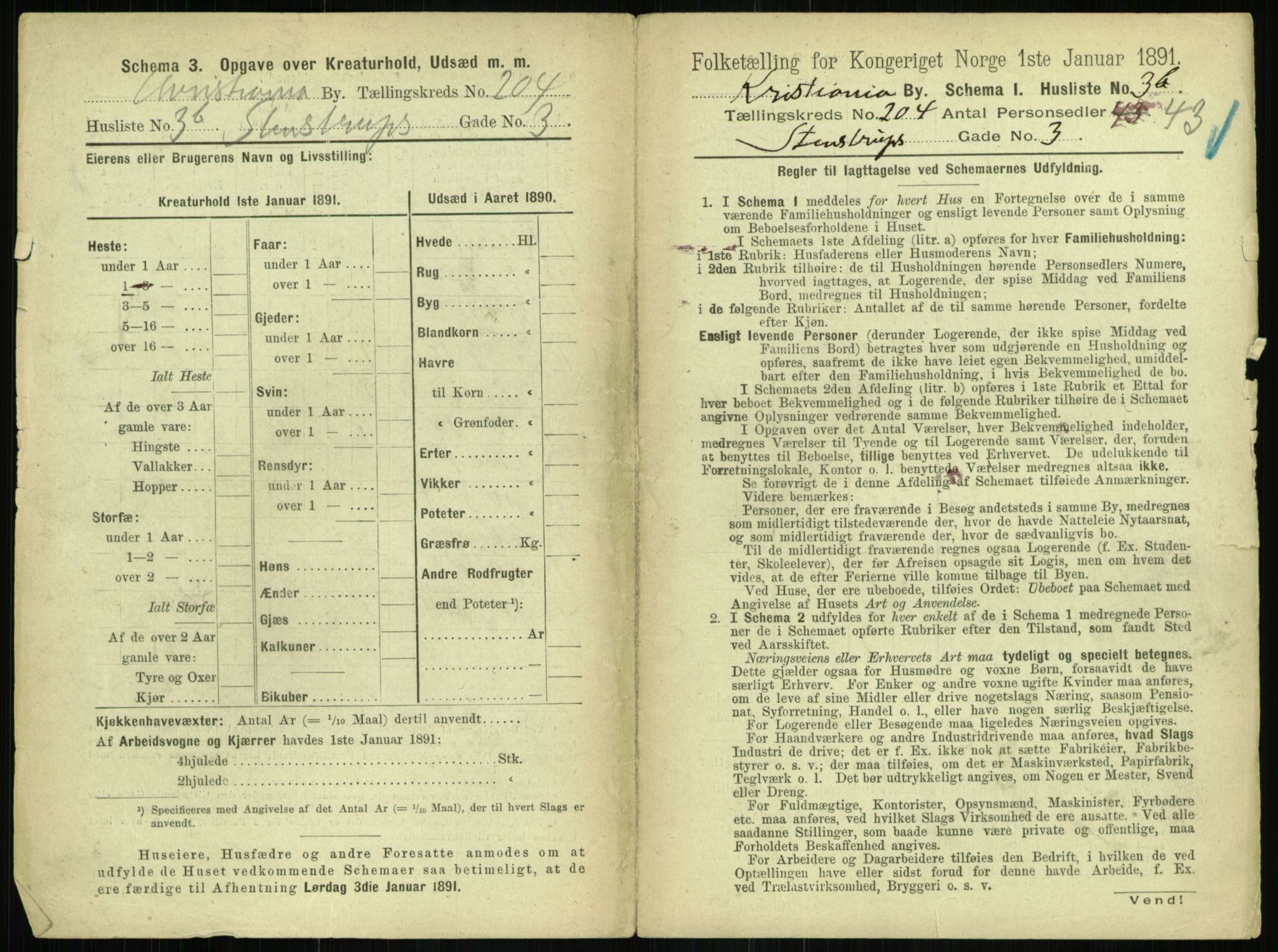 RA, 1891 census for 0301 Kristiania, 1891, p. 122895