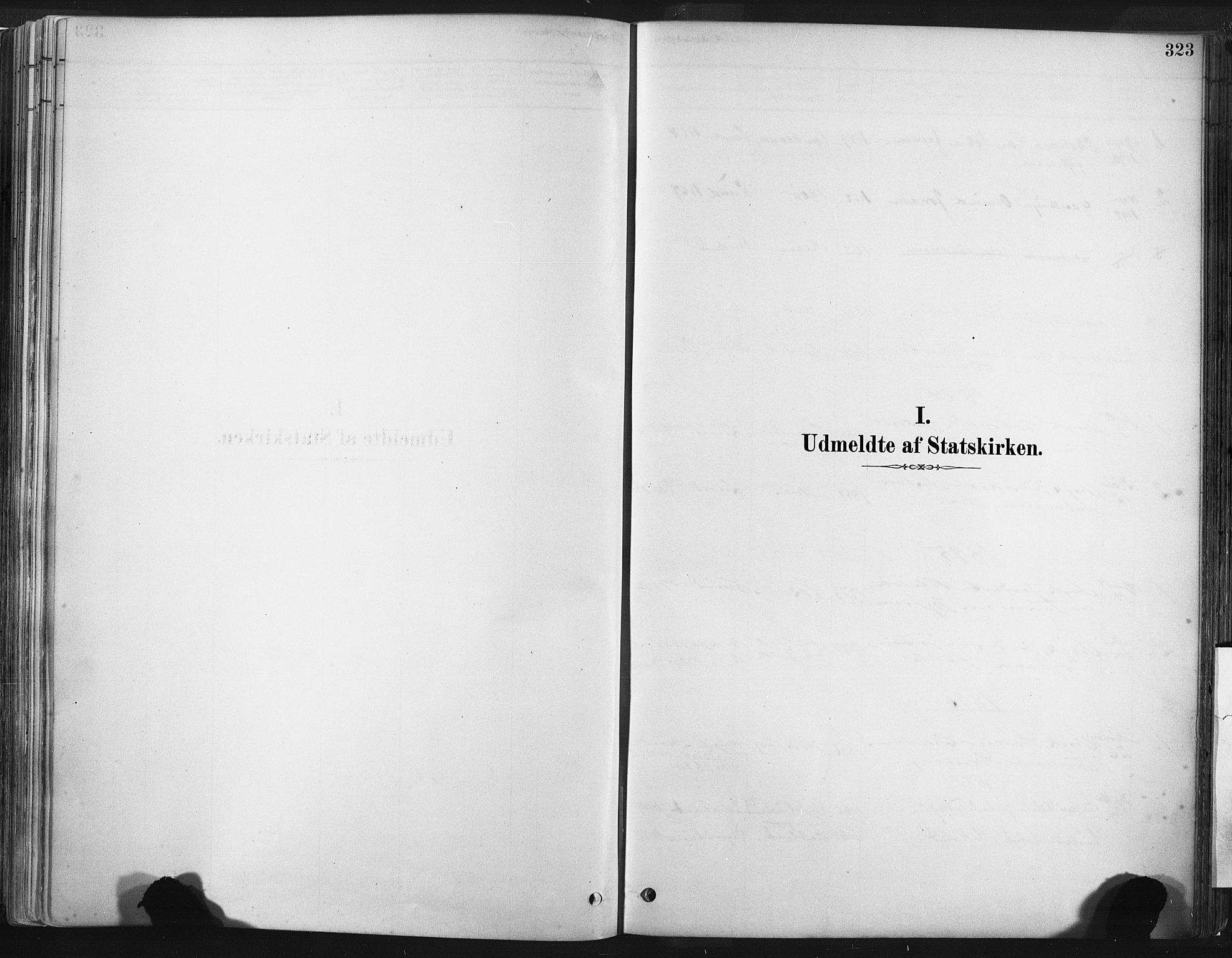 Lund sokneprestkontor, SAST/A-101809/S06/L0011: Parish register (official) no. A 10, 1877-1904, p. 323