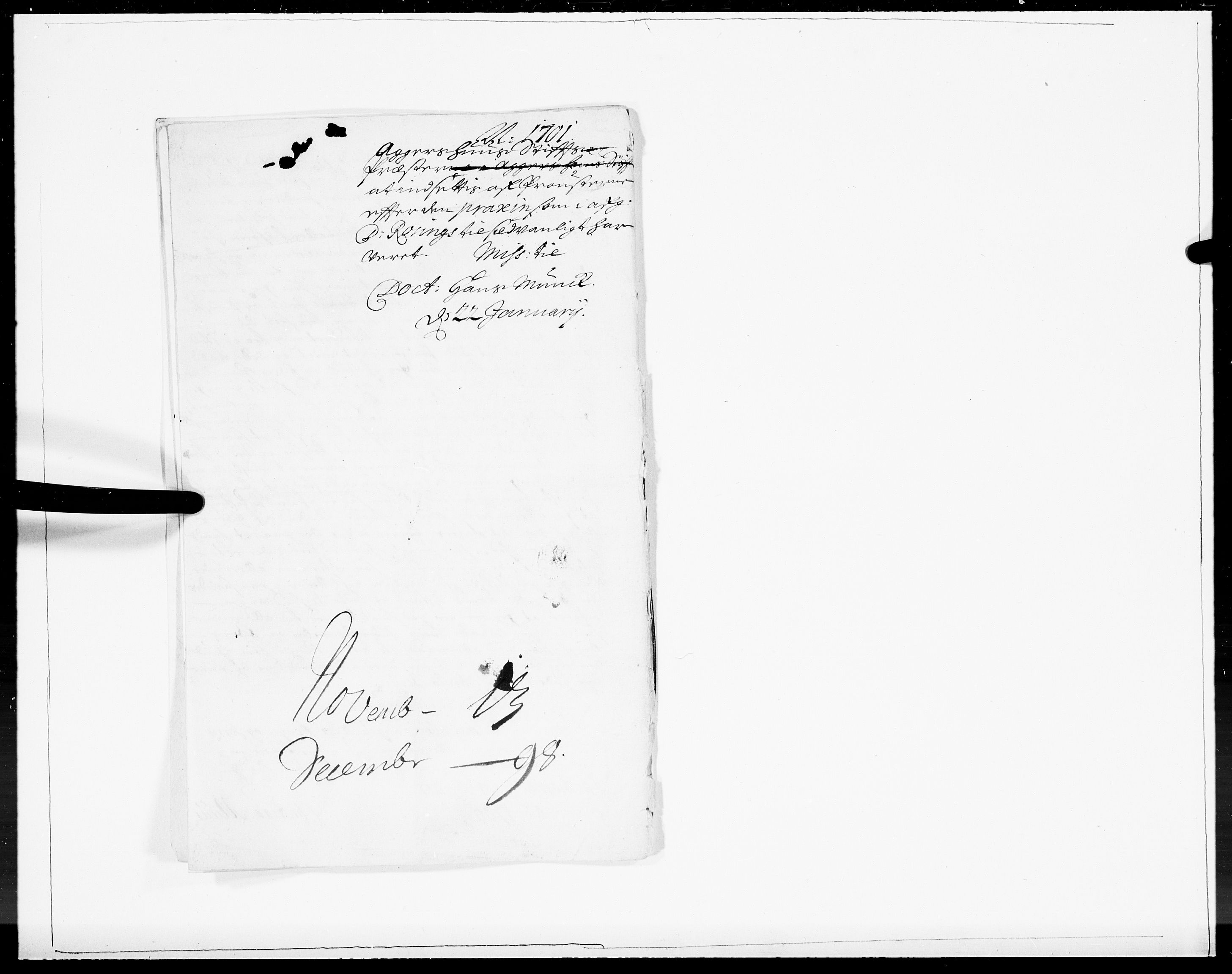 Danske Kanselli 1572-1799, AV/RA-EA-3023/F/Fc/Fcc/Fcca/L0052: Norske innlegg 1572-1799, 1701, p. 19