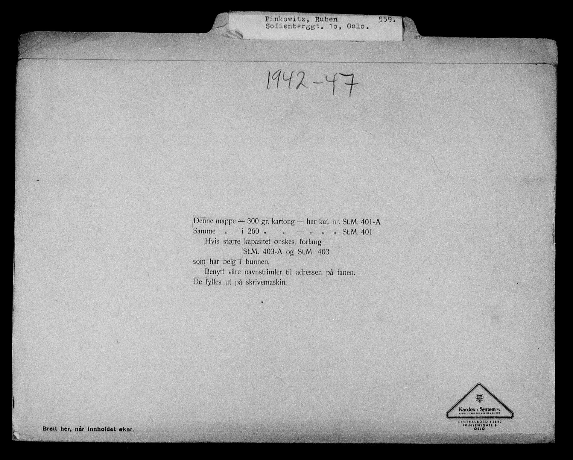 Justisdepartementet, Tilbakeføringskontoret for inndratte formuer, AV/RA-S-1564/H/Hc/Hcc/L0969: --, 1945-1947, p. 82