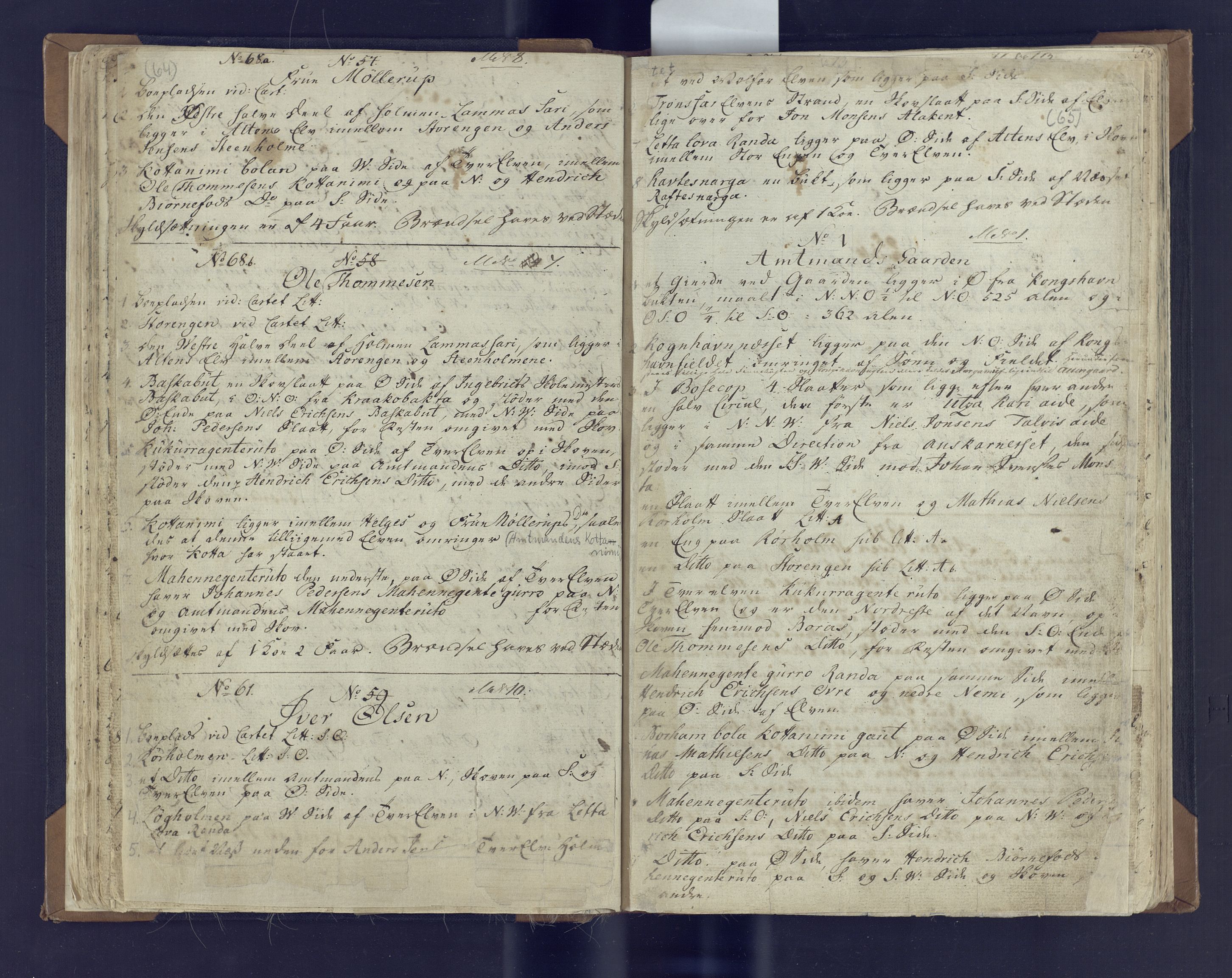Fylkesmannen i Finnmark, SATØ/S-1120/1Coa/L2882: Landmålerprotokoll (i nærmagasinet/skannet), 1776-1845, p. 36