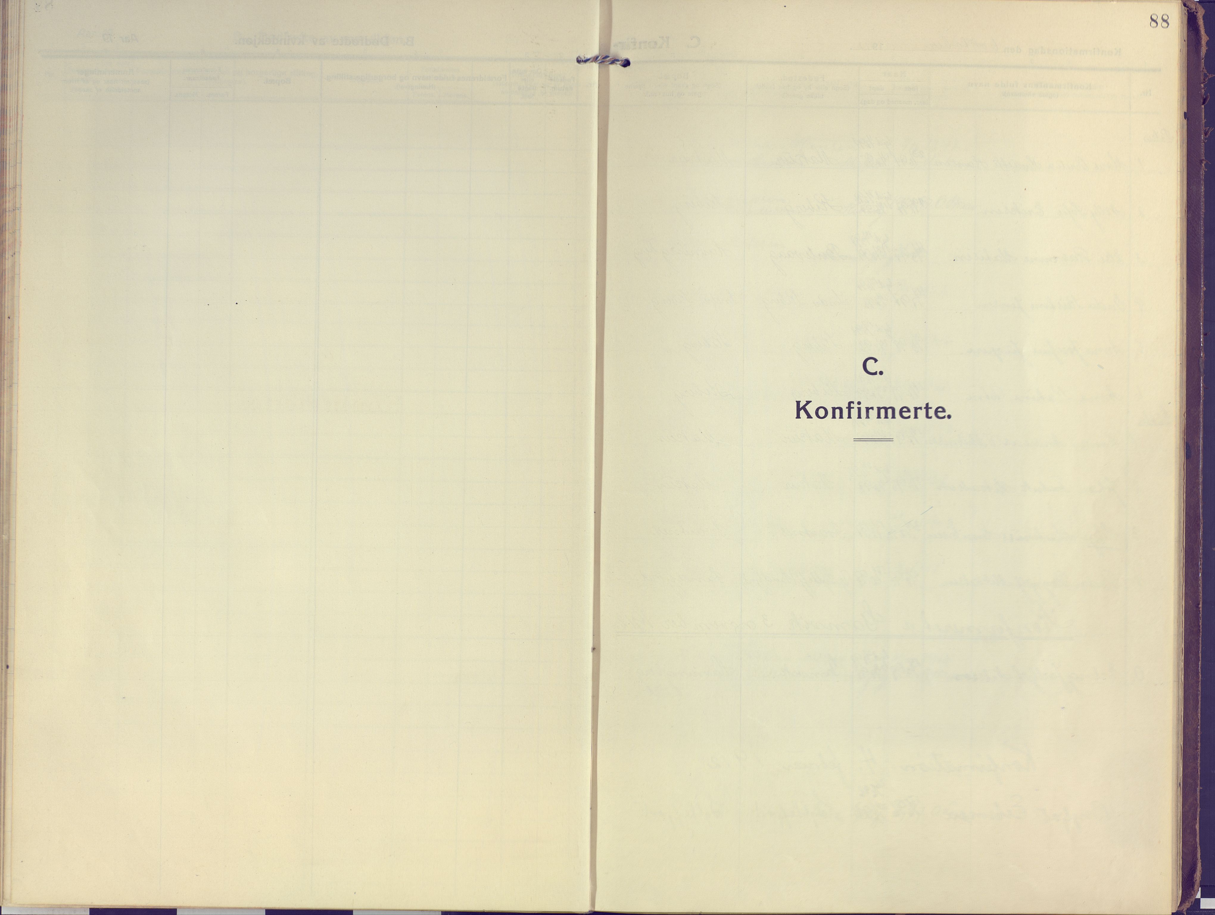 Vardø sokneprestkontor, SATØ/S-1332/H/Ha/L0013kirke: Parish register (official) no. 13, 1912-1928, p. 88