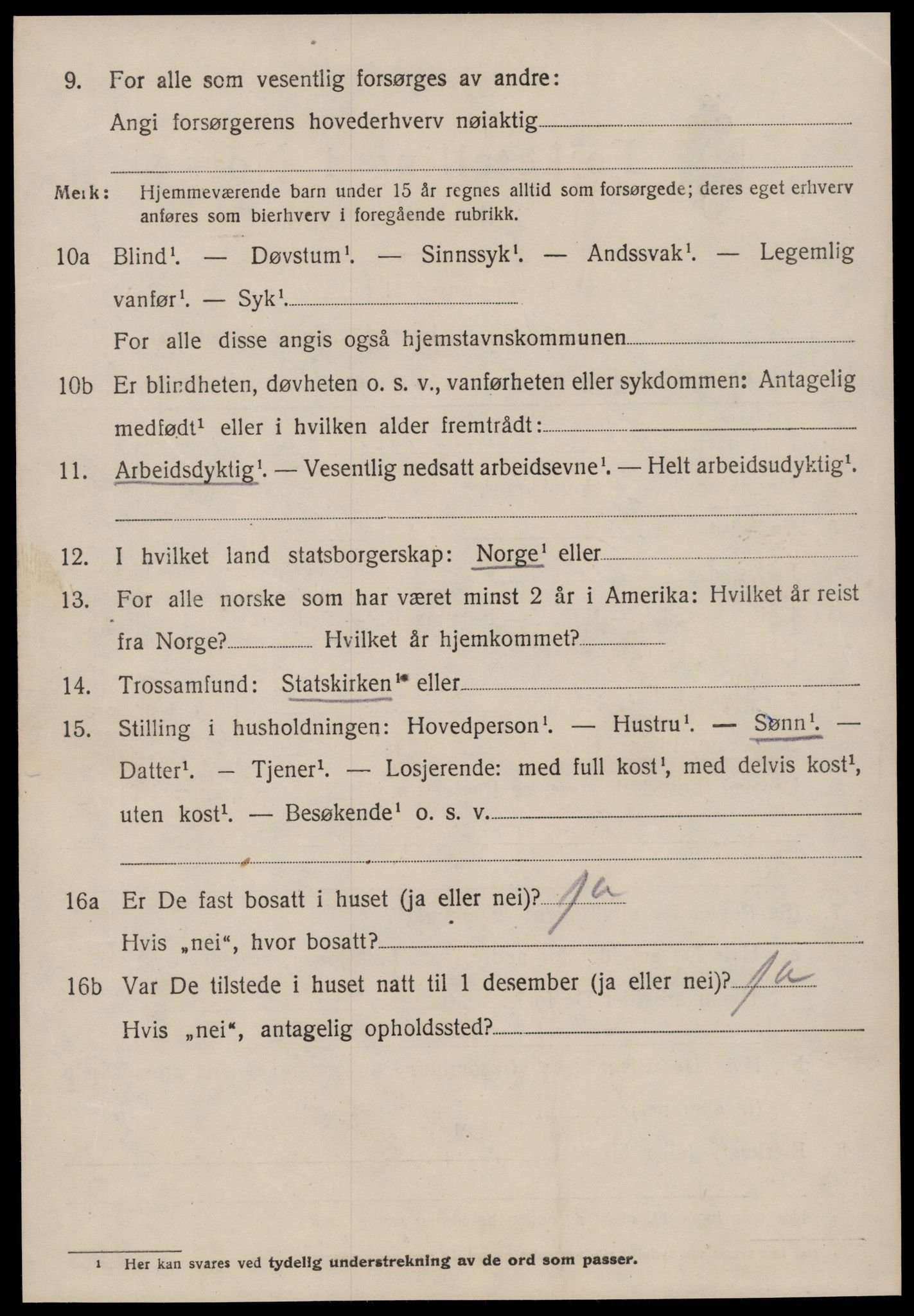 SAT, 1920 census for Ålvundeid, 1920, p. 519