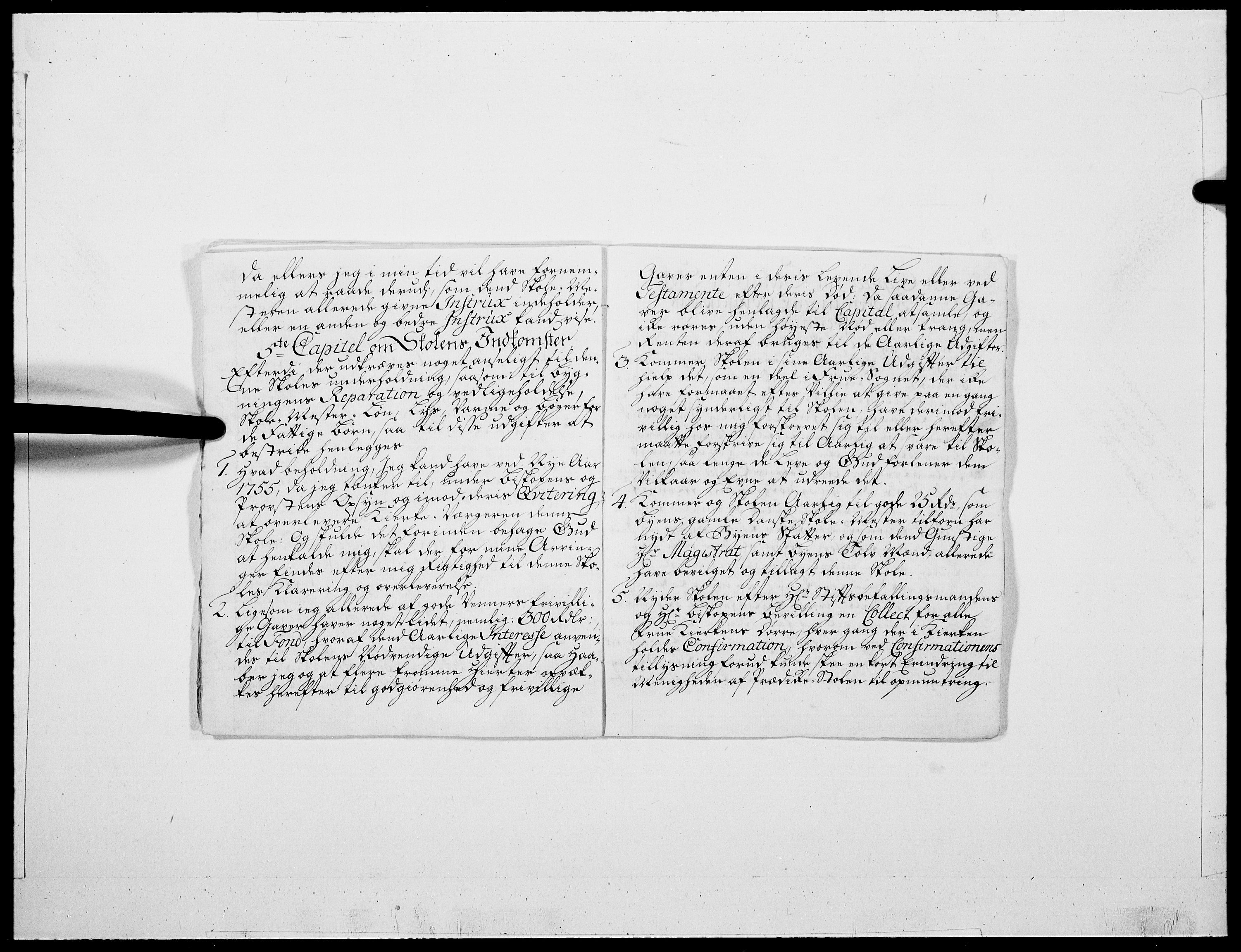 Danske Kanselli 1572-1799, AV/RA-EA-3023/F/Fc/Fcc/Fcca/L0167: Norske innlegg 1572-1799, 1754, p. 22