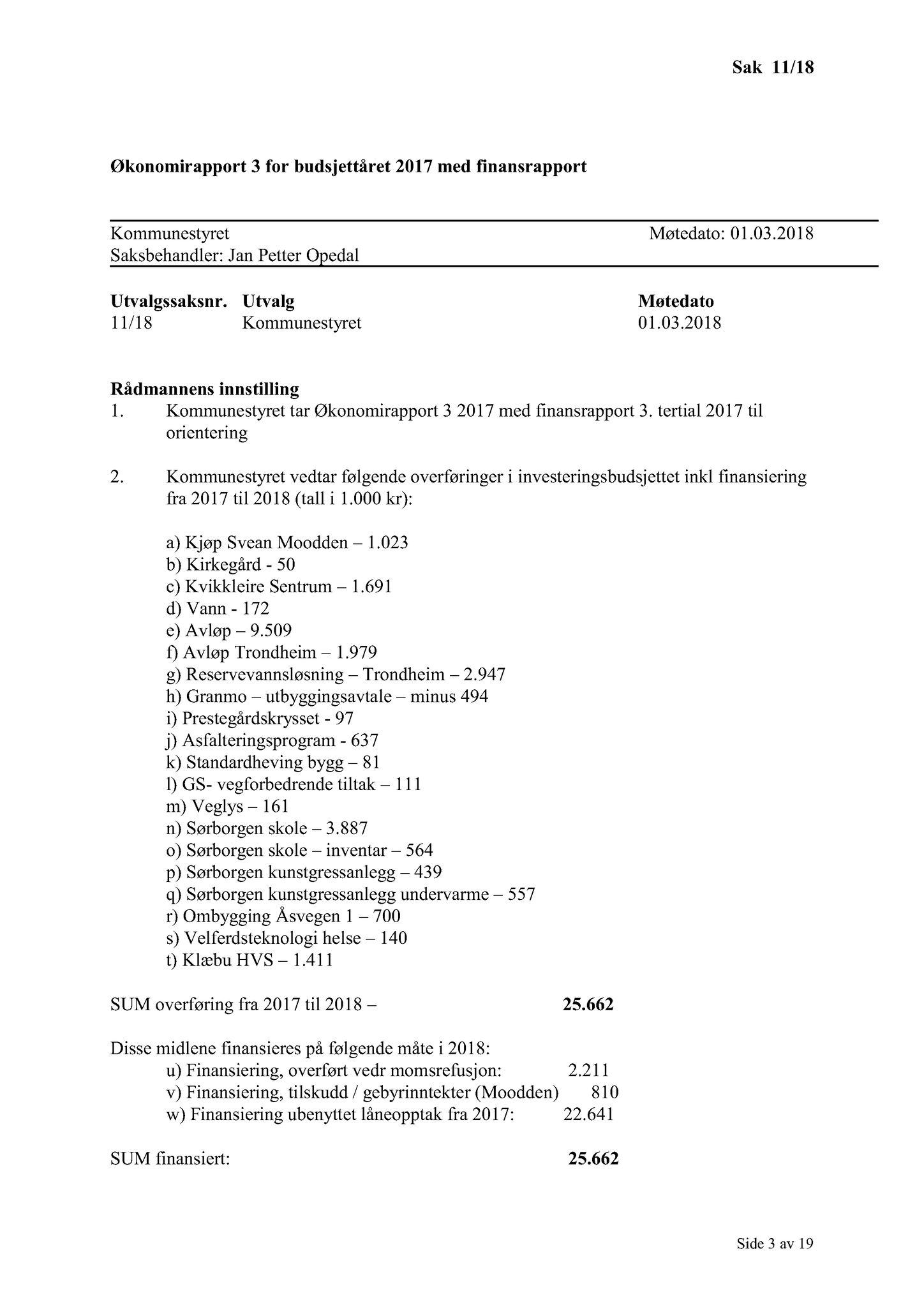 Klæbu Kommune, TRKO/KK/01-KS/L011: Kommunestyret - Møtedokumenter, 2018, p. 276