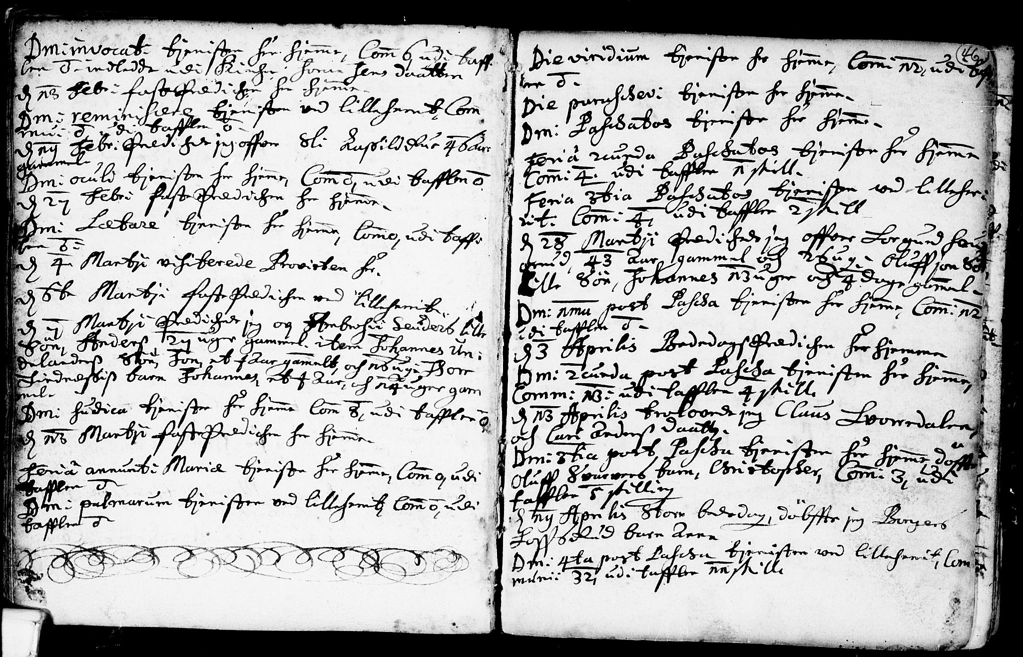 Heddal kirkebøker, SAKO/A-268/F/Fa/L0001: Parish register (official) no. I 1, 1648-1699, p. 46