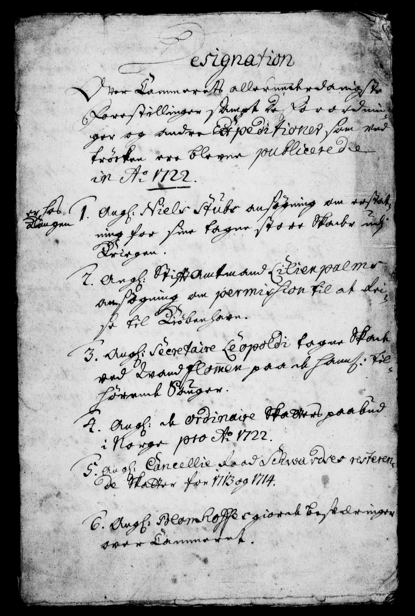 Rentekammeret, Kammerkanselliet, RA/EA-3111/G/Gf/Gfb/L0001: Register til norske relasjons- og resolusjonsprotokoller (merket RK 52.96), 1720-1749, p. 263