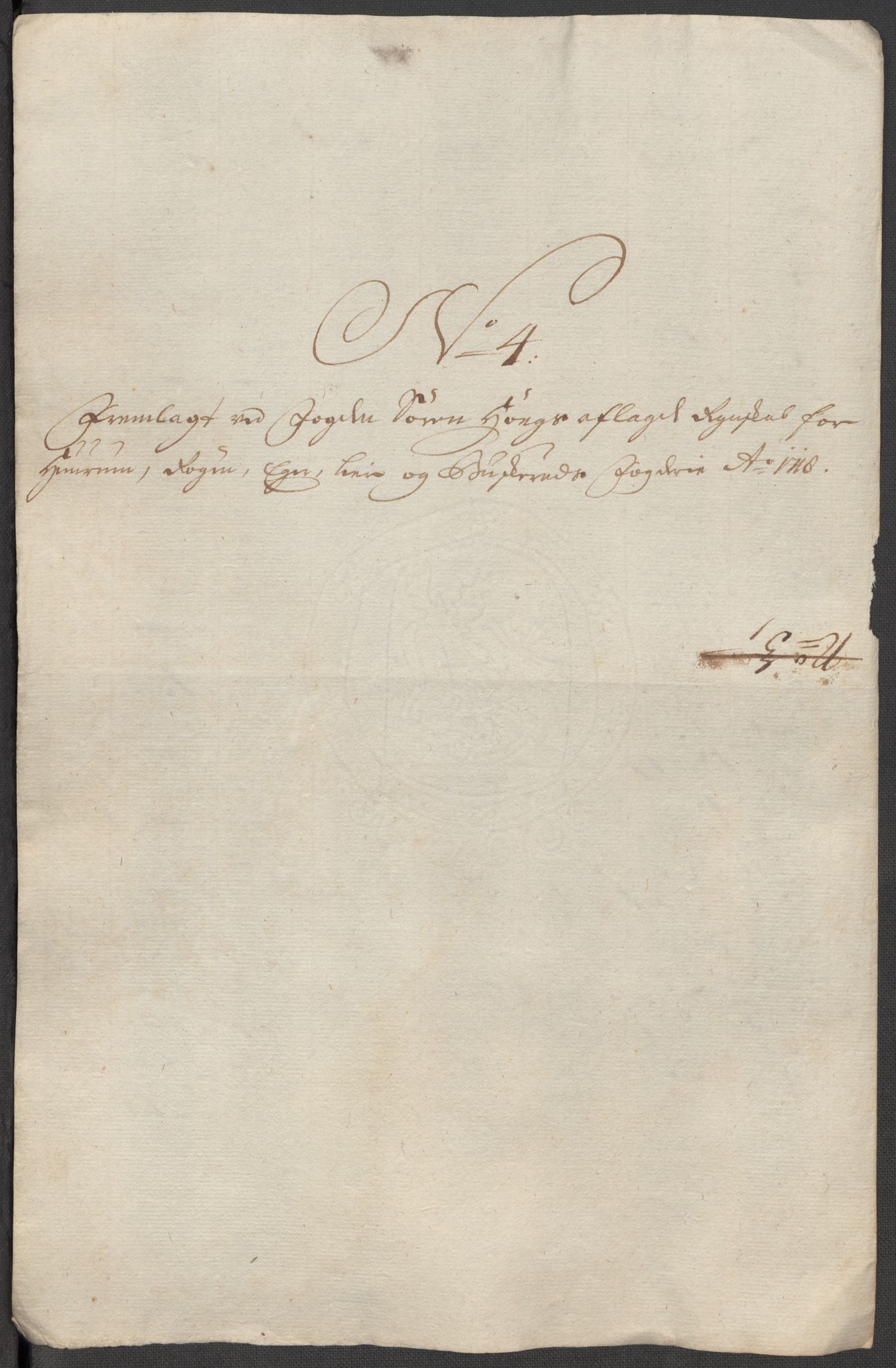 Rentekammeret inntil 1814, Reviderte regnskaper, Fogderegnskap, AV/RA-EA-4092/R31/L1712: Fogderegnskap Hurum, Røyken, Eiker, Lier og Buskerud, 1718, p. 30