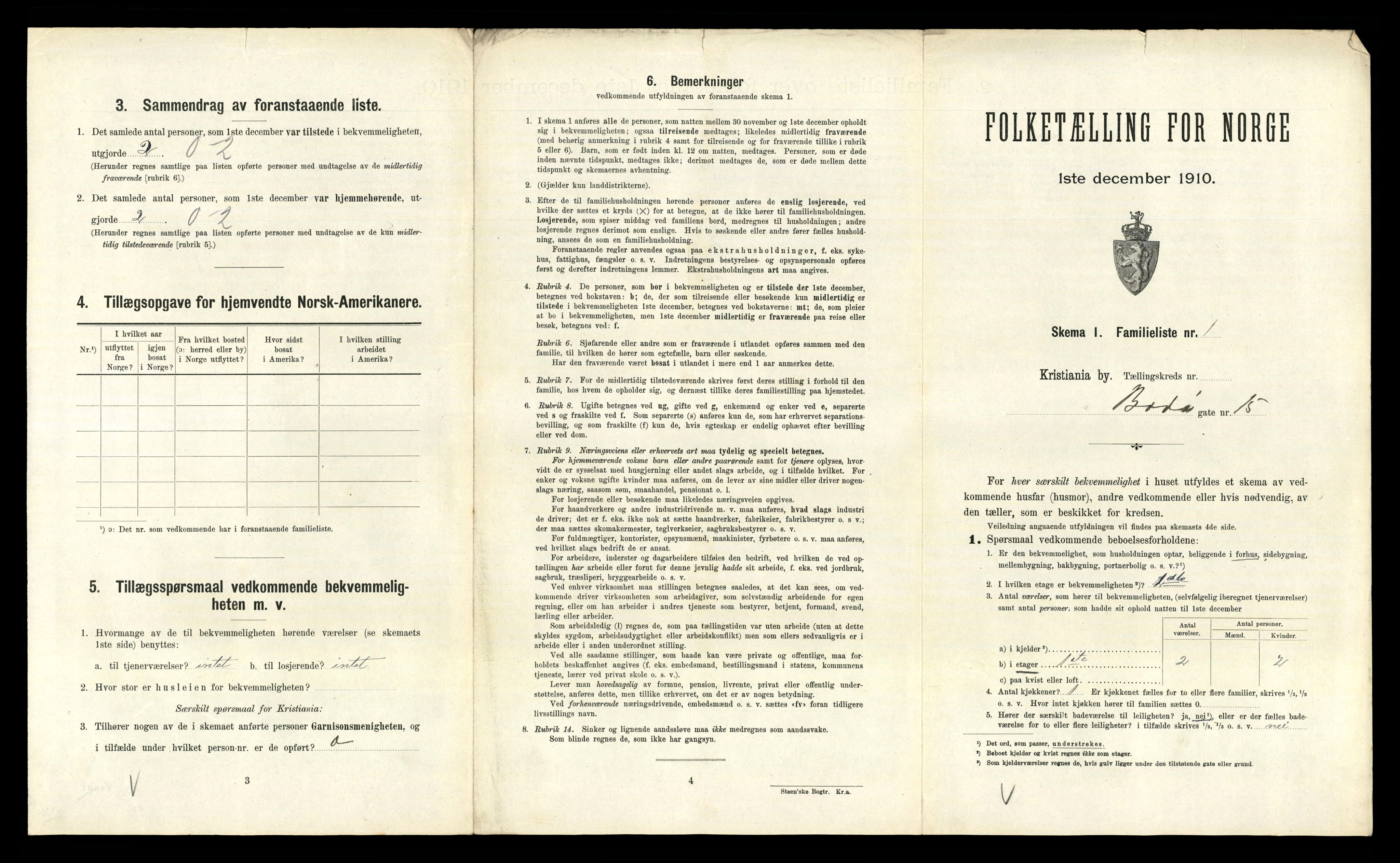 RA, 1910 census for Kristiania, 1910, p. 7653