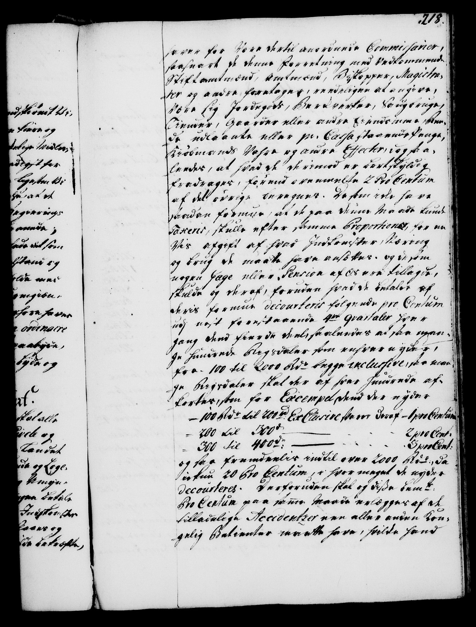 Rentekammeret, Kammerkanselliet, RA/EA-3111/G/Gg/Gga/L0005: Norsk ekspedisjonsprotokoll med register (merket RK 53.5), 1741-1749, p. 218