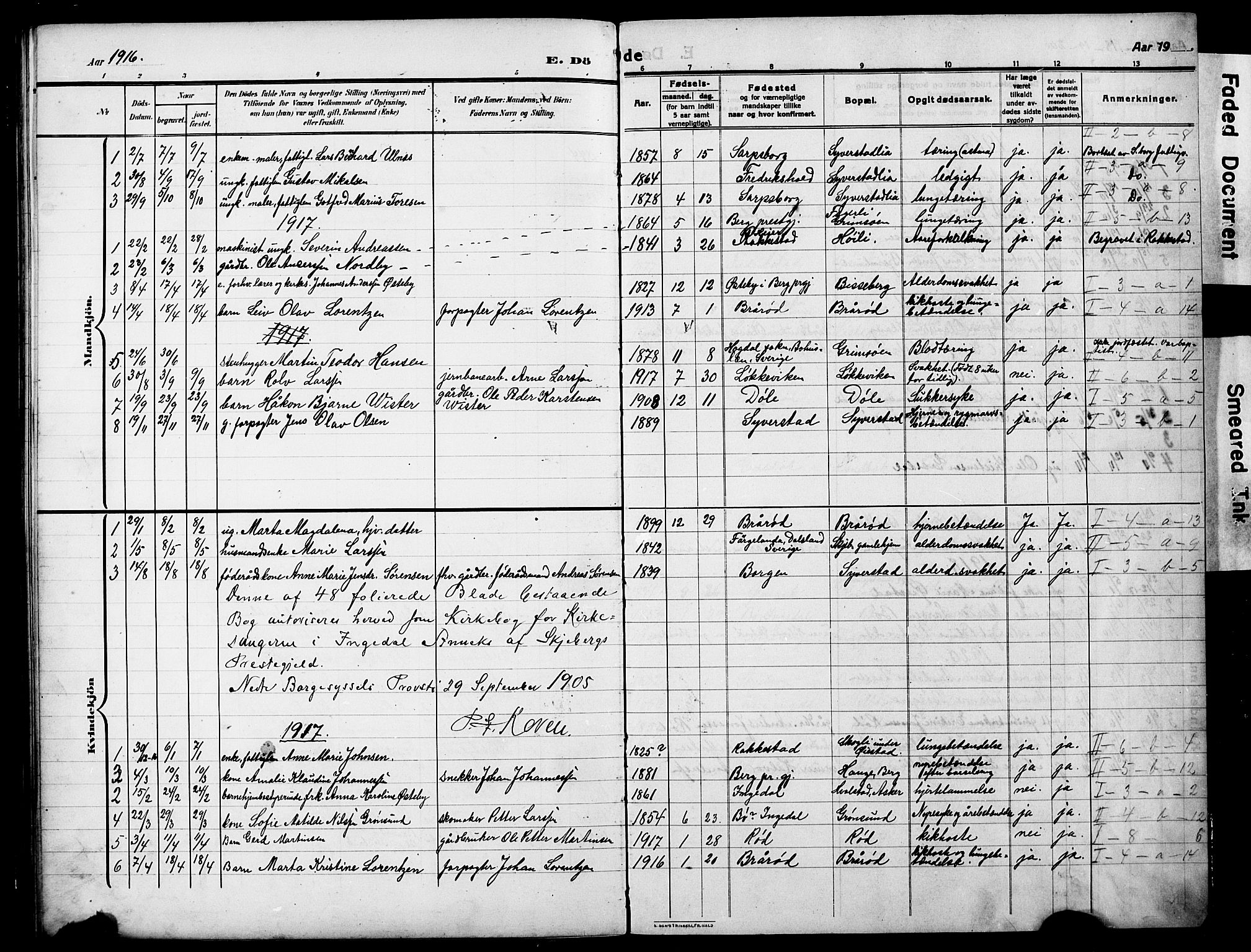 Skjeberg prestekontor Kirkebøker, AV/SAO-A-10923/G/Ge/L0001: Parish register (copy) no. V 1, 1901-1931, p. 49