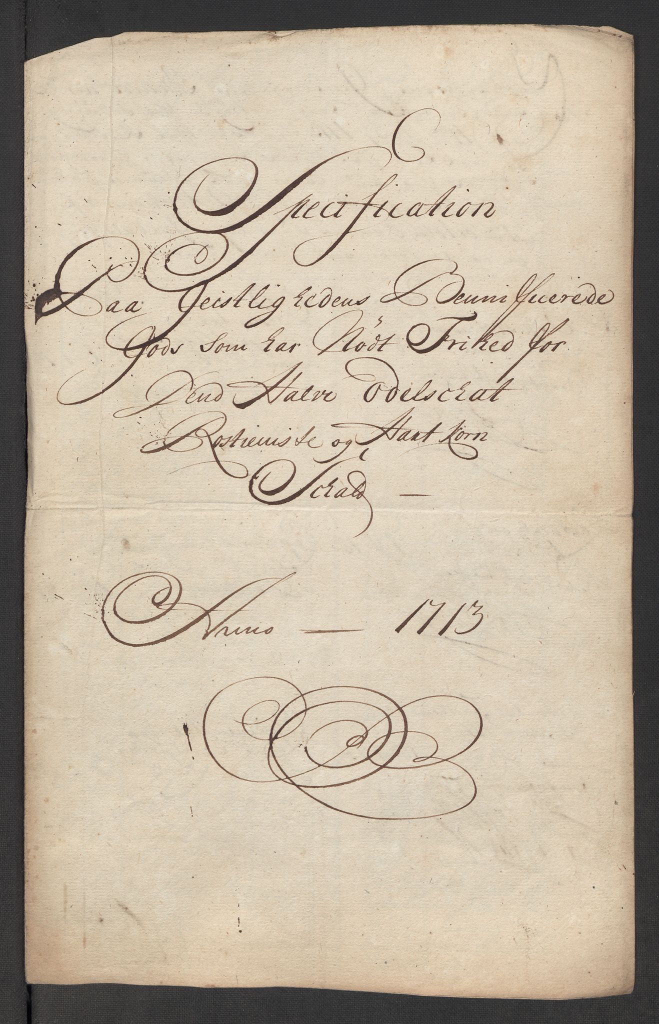 Rentekammeret inntil 1814, Reviderte regnskaper, Fogderegnskap, AV/RA-EA-4092/R60/L3964: Fogderegnskap Orkdal og Gauldal, 1713, p. 364