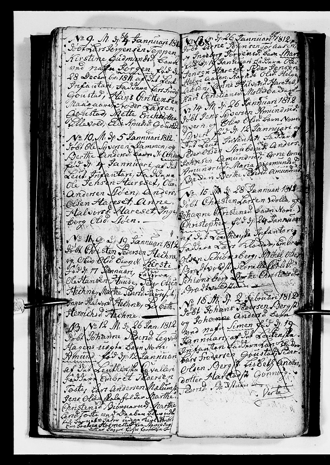 Romedal prestekontor, SAH/PREST-004/L/L0004: Parish register (copy) no. 4, 1807-1814, p. 86-87