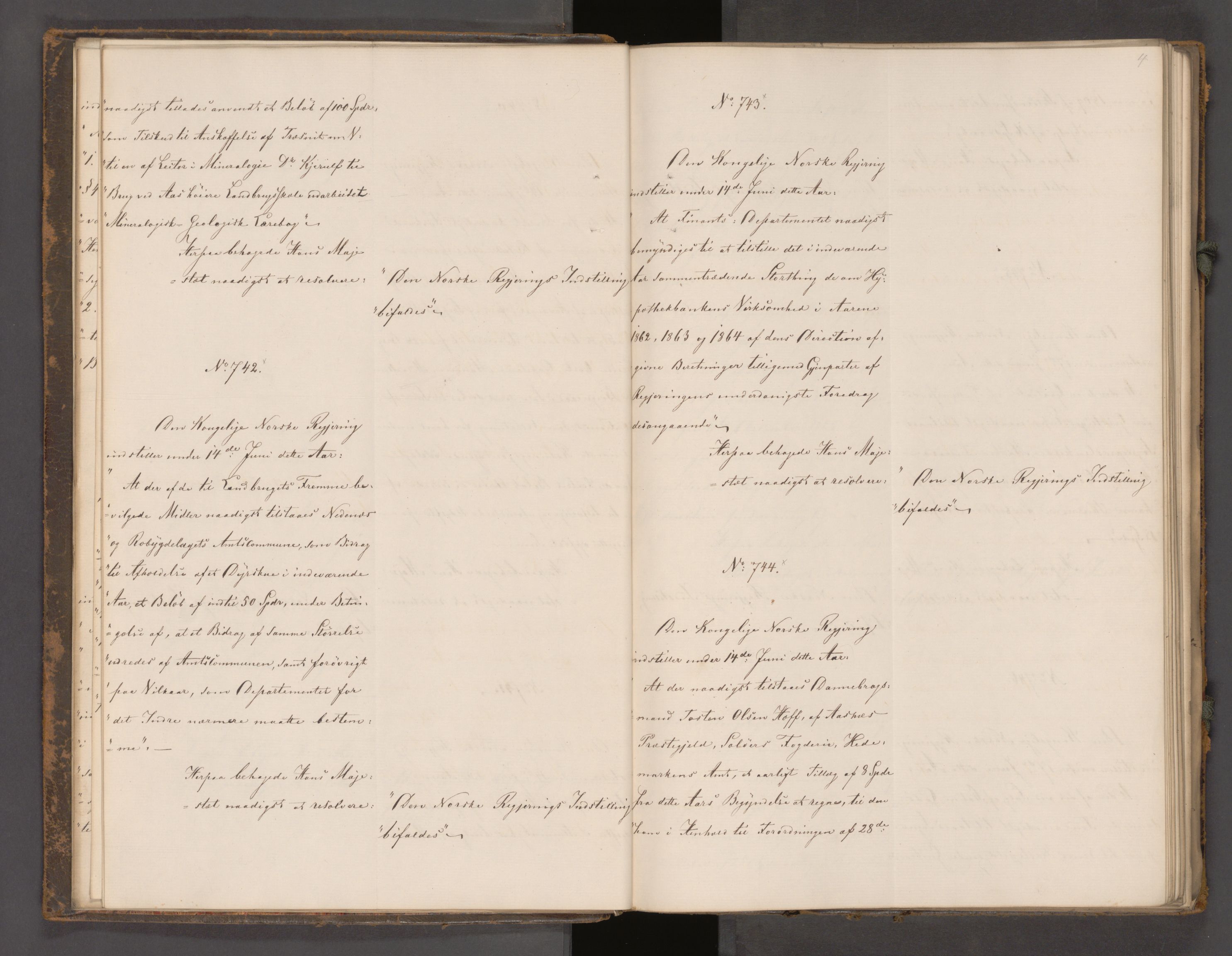 Statsrådssekretariatet, AV/RA-S-1001/A/Ab/L0104: Kgl. res. nr. 724-1001b, 2. halvår, 1865