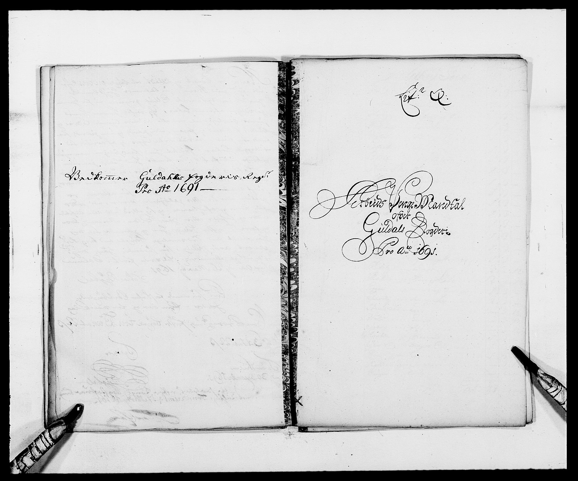Rentekammeret inntil 1814, Reviderte regnskaper, Fogderegnskap, RA/EA-4092/R59/L3941: Fogderegnskap Gauldal, 1691, p. 149