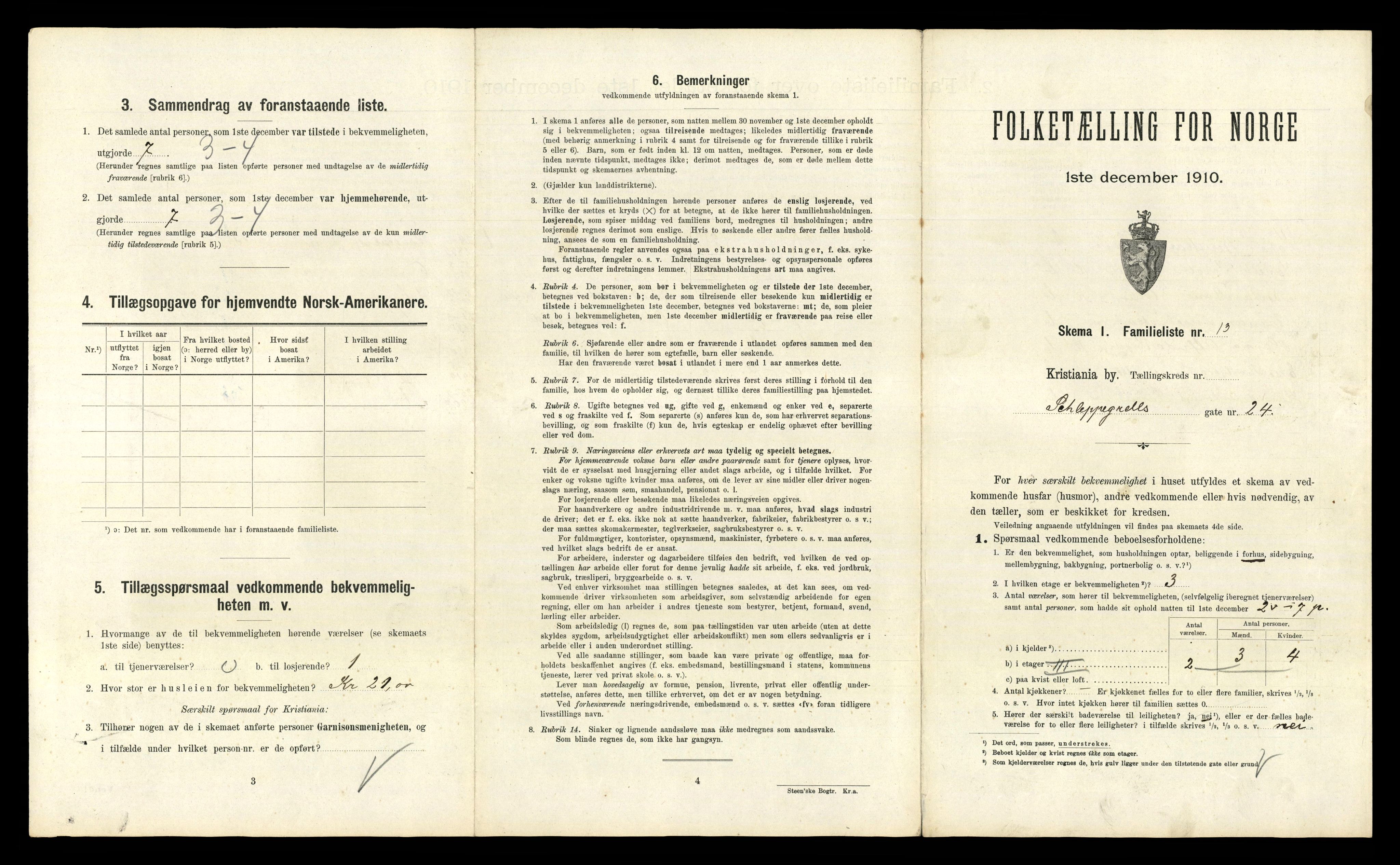 RA, 1910 census for Kristiania, 1910, p. 86181