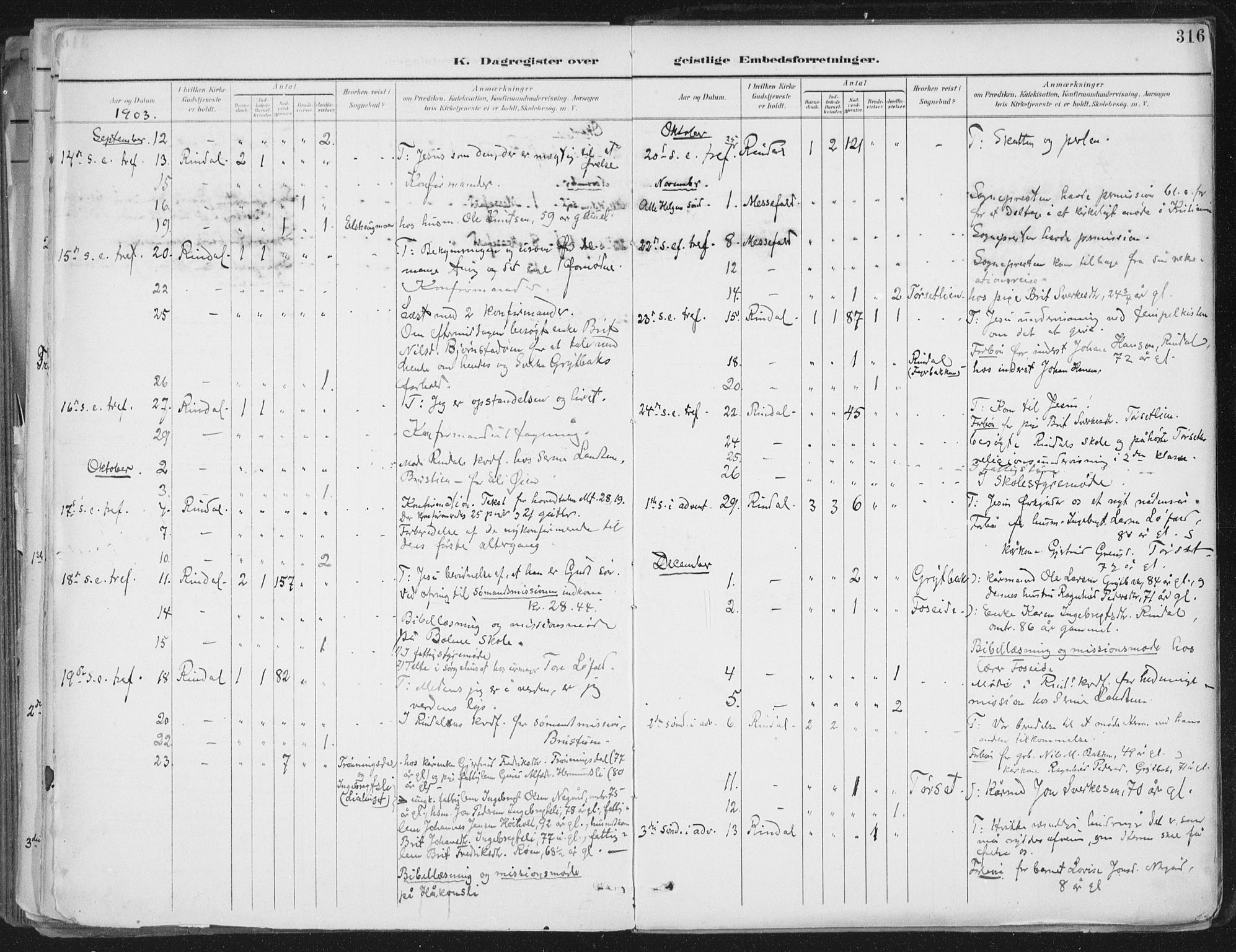 Ministerialprotokoller, klokkerbøker og fødselsregistre - Møre og Romsdal, AV/SAT-A-1454/598/L1072: Parish register (official) no. 598A06, 1896-1910, p. 316