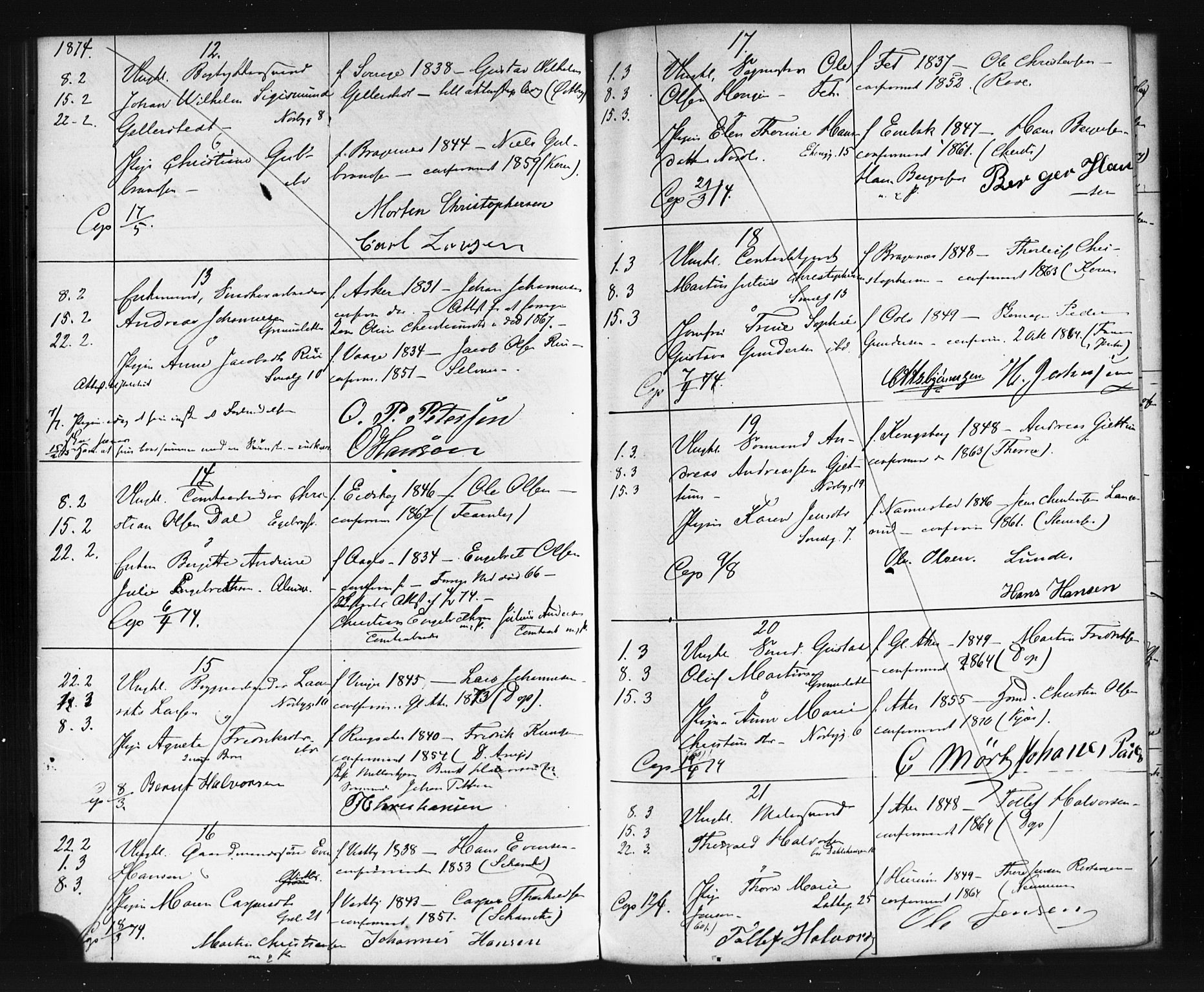 Grønland prestekontor Kirkebøker, AV/SAO-A-10848/G/Ga/L0002: Parish register (copy) no. 2, 1861-1863