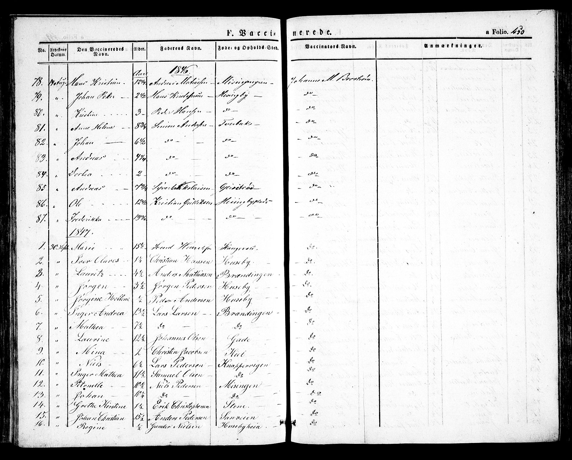 Råde prestekontor kirkebøker, SAO/A-2009/F/Fa/L0005: Parish register (official) no. 5, 1830-1853, p. 450