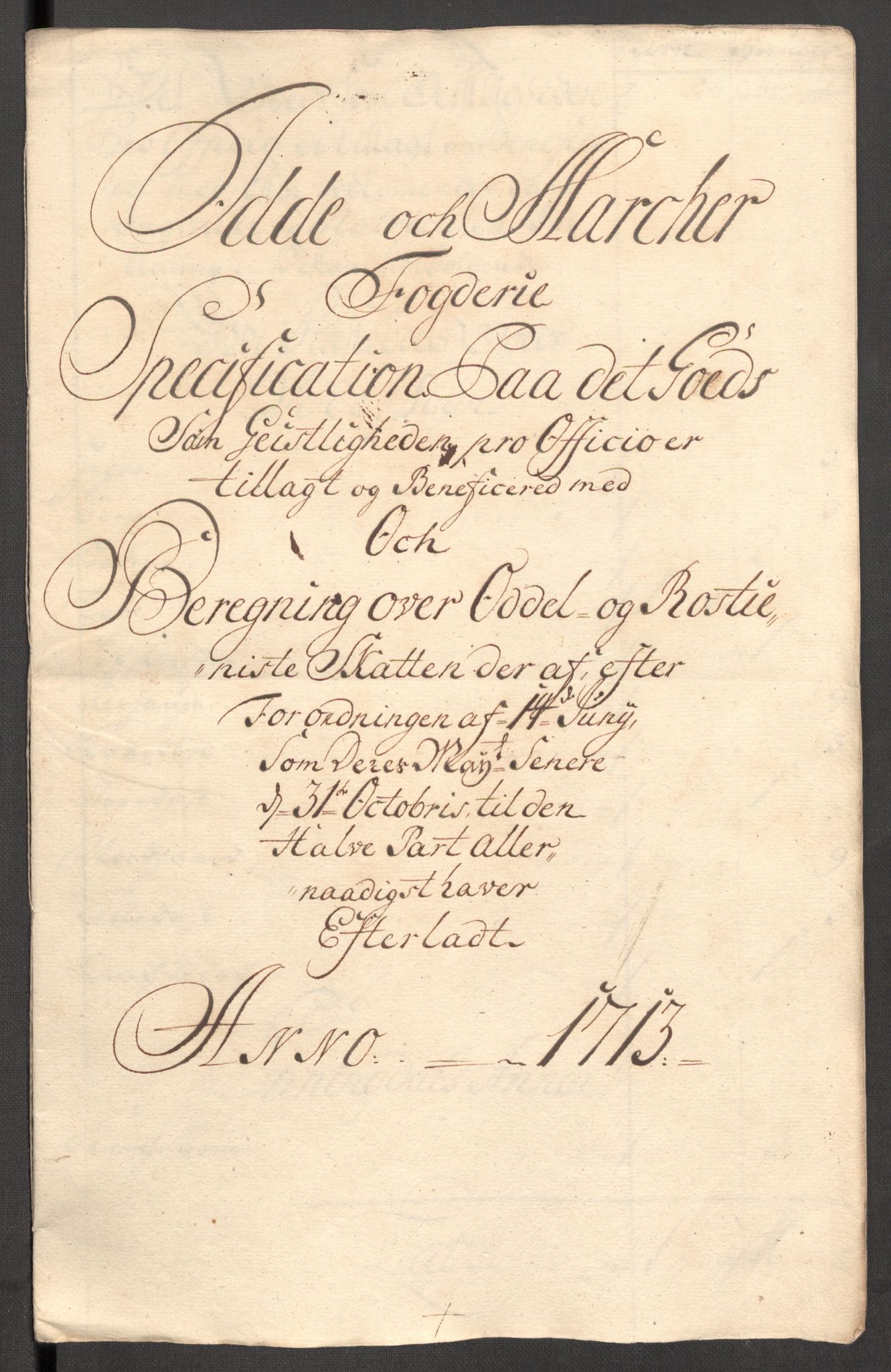 Rentekammeret inntil 1814, Reviderte regnskaper, Fogderegnskap, RA/EA-4092/R01/L0022: Fogderegnskap Idd og Marker, 1713-1714, p. 247