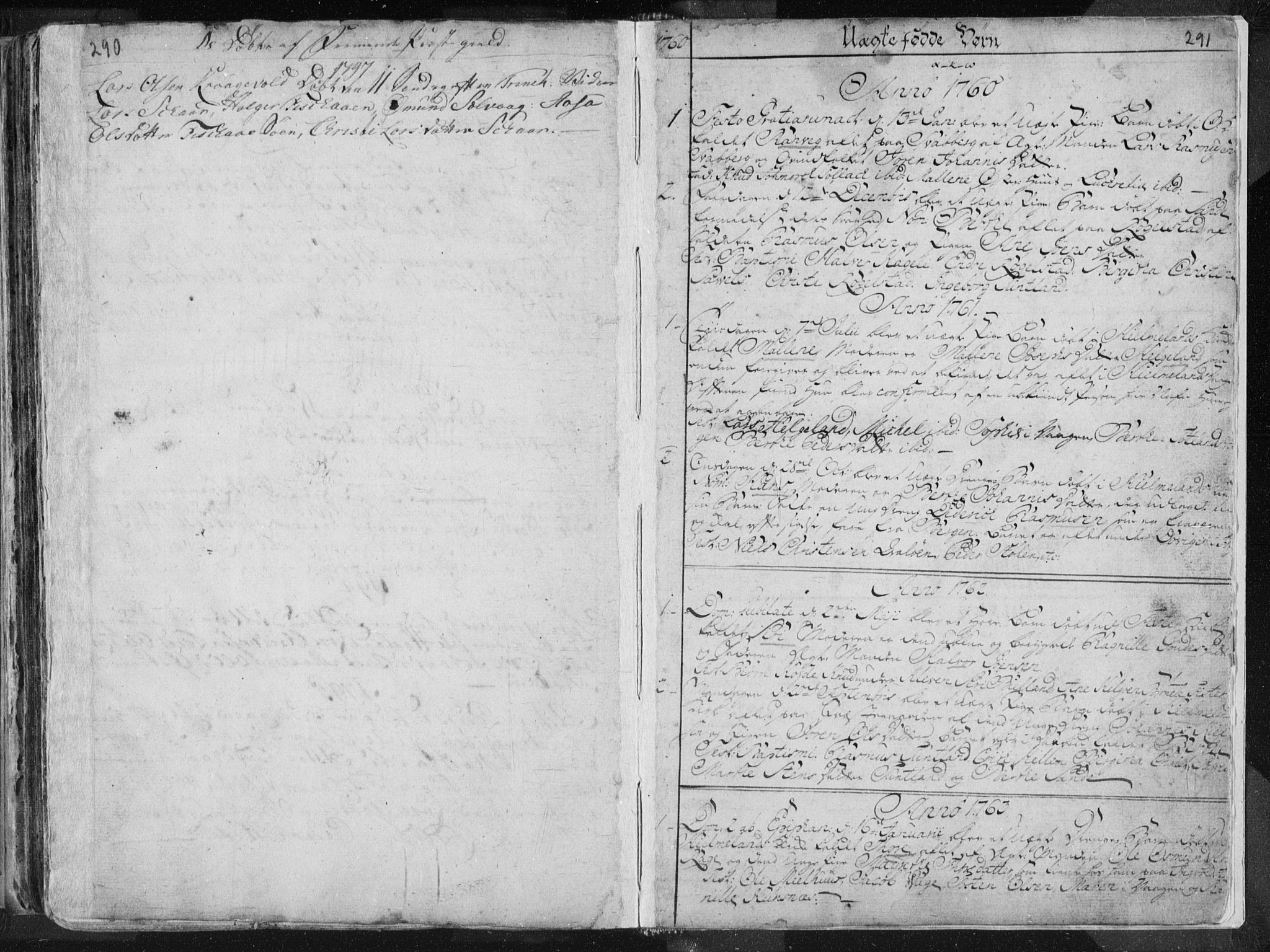 Hjelmeland sokneprestkontor, AV/SAST-A-101843/01/IV/L0001: Parish register (official) no. A 1, 1760-1799, p. 290-291