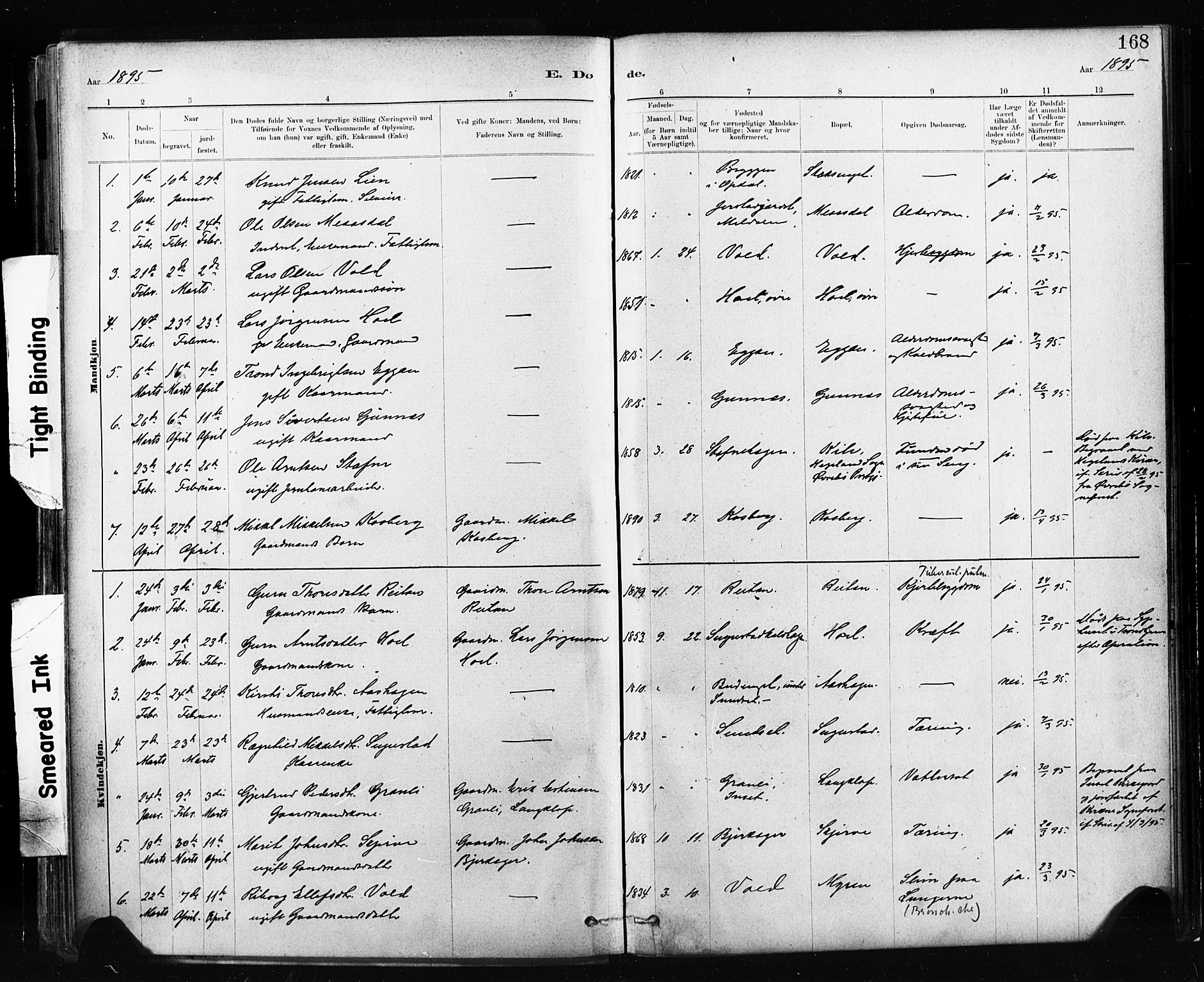 Ministerialprotokoller, klokkerbøker og fødselsregistre - Sør-Trøndelag, SAT/A-1456/674/L0871: Parish register (official) no. 674A03, 1880-1896, p. 168