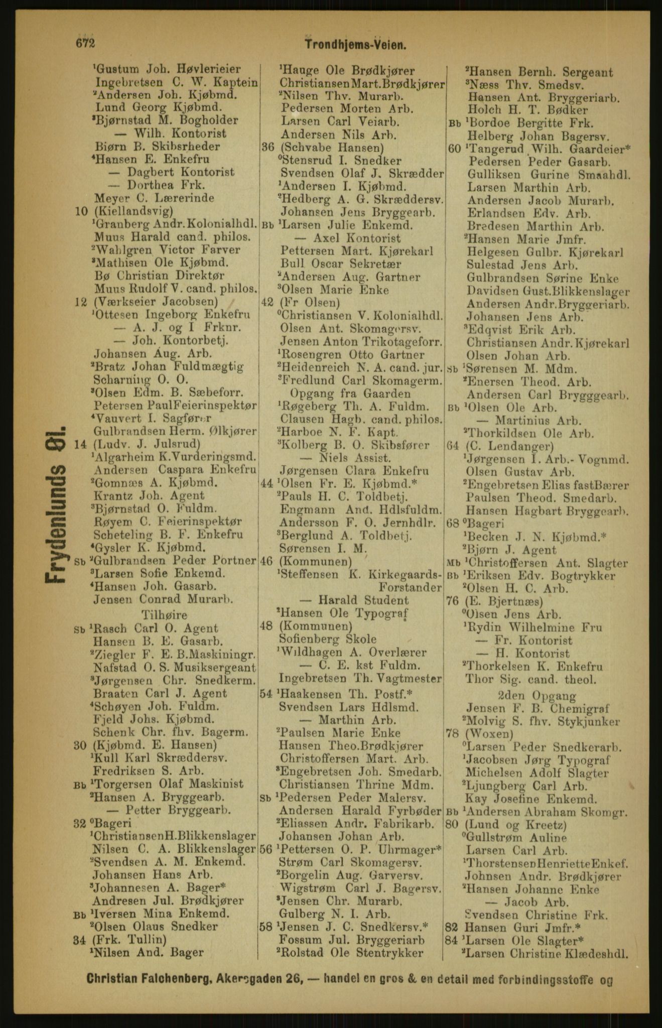 Kristiania/Oslo adressebok, PUBL/-, 1891, p. 672