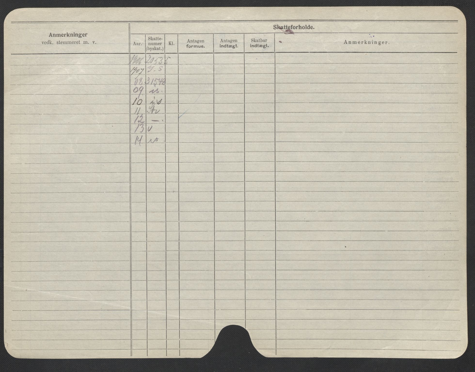 Oslo folkeregister, Registerkort, AV/SAO-A-11715/F/Fa/Fac/L0020: Kvinner, 1906-1914, p. 650b