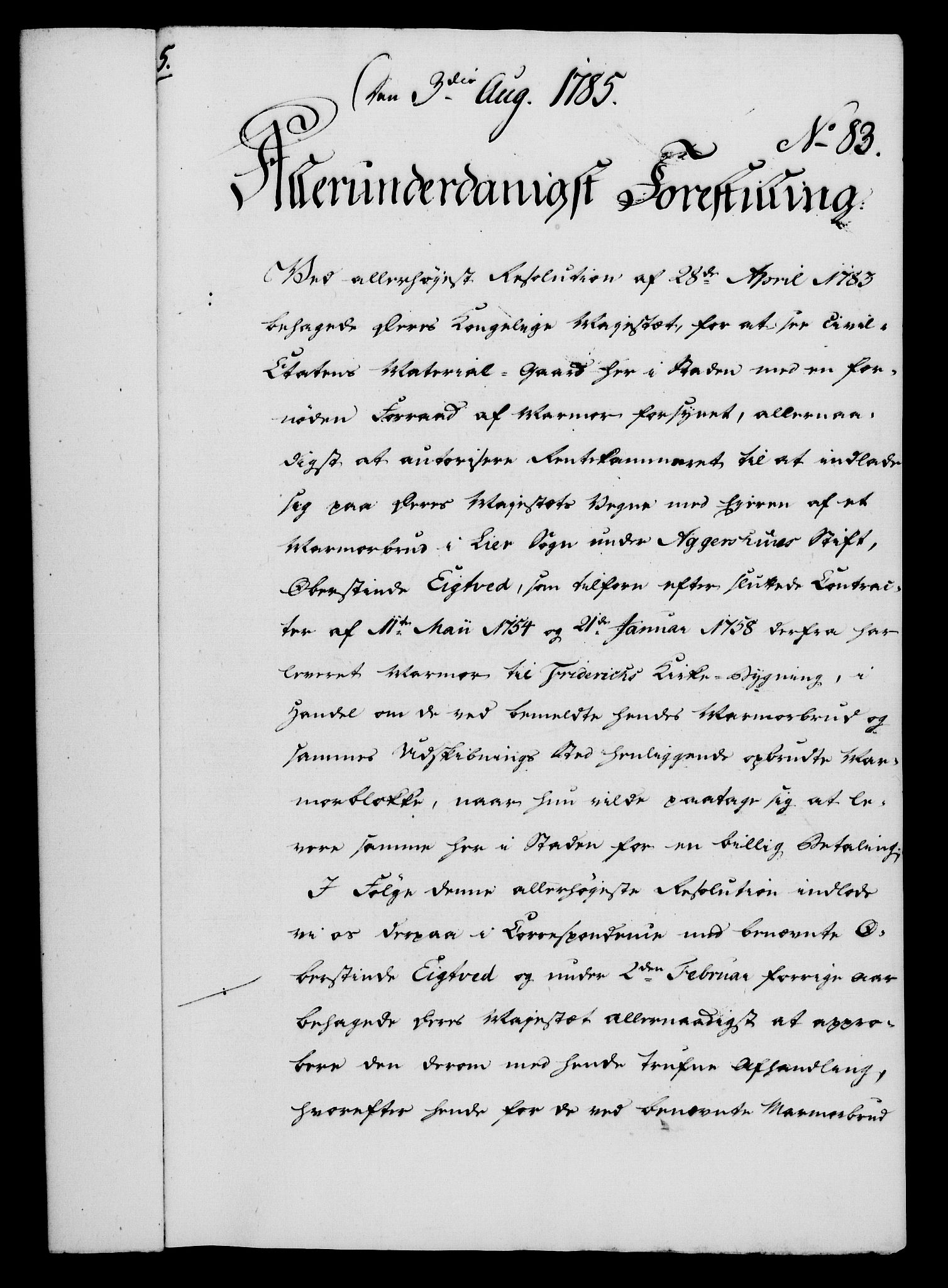 Rentekammeret, Kammerkanselliet, AV/RA-EA-3111/G/Gf/Gfa/L0067: Norsk relasjons- og resolusjonsprotokoll (merket RK 52.67), 1785, p. 701