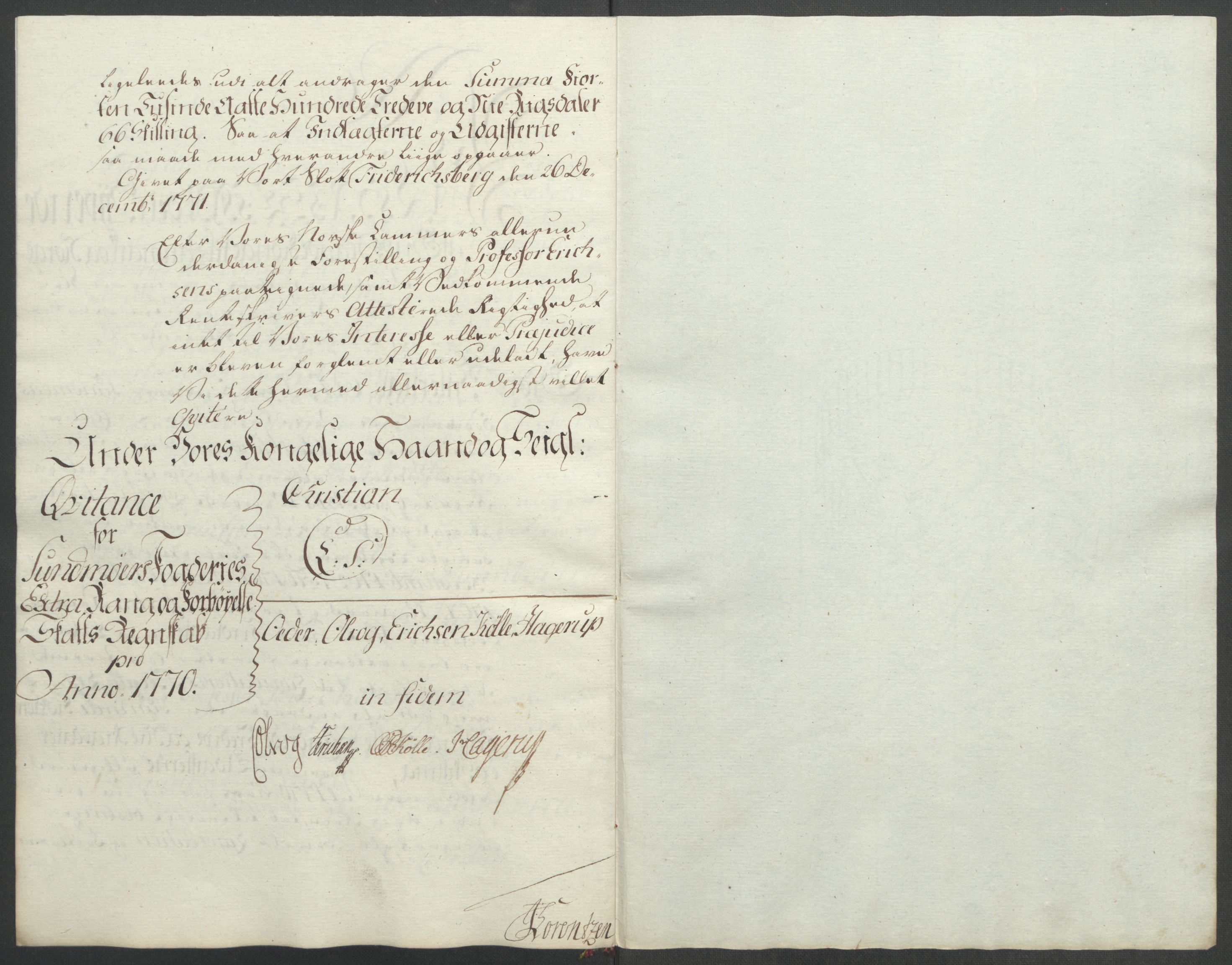 Rentekammeret inntil 1814, Reviderte regnskaper, Fogderegnskap, RA/EA-4092/R54/L3645: Ekstraskatten Sunnmøre, 1762-1772, p. 179