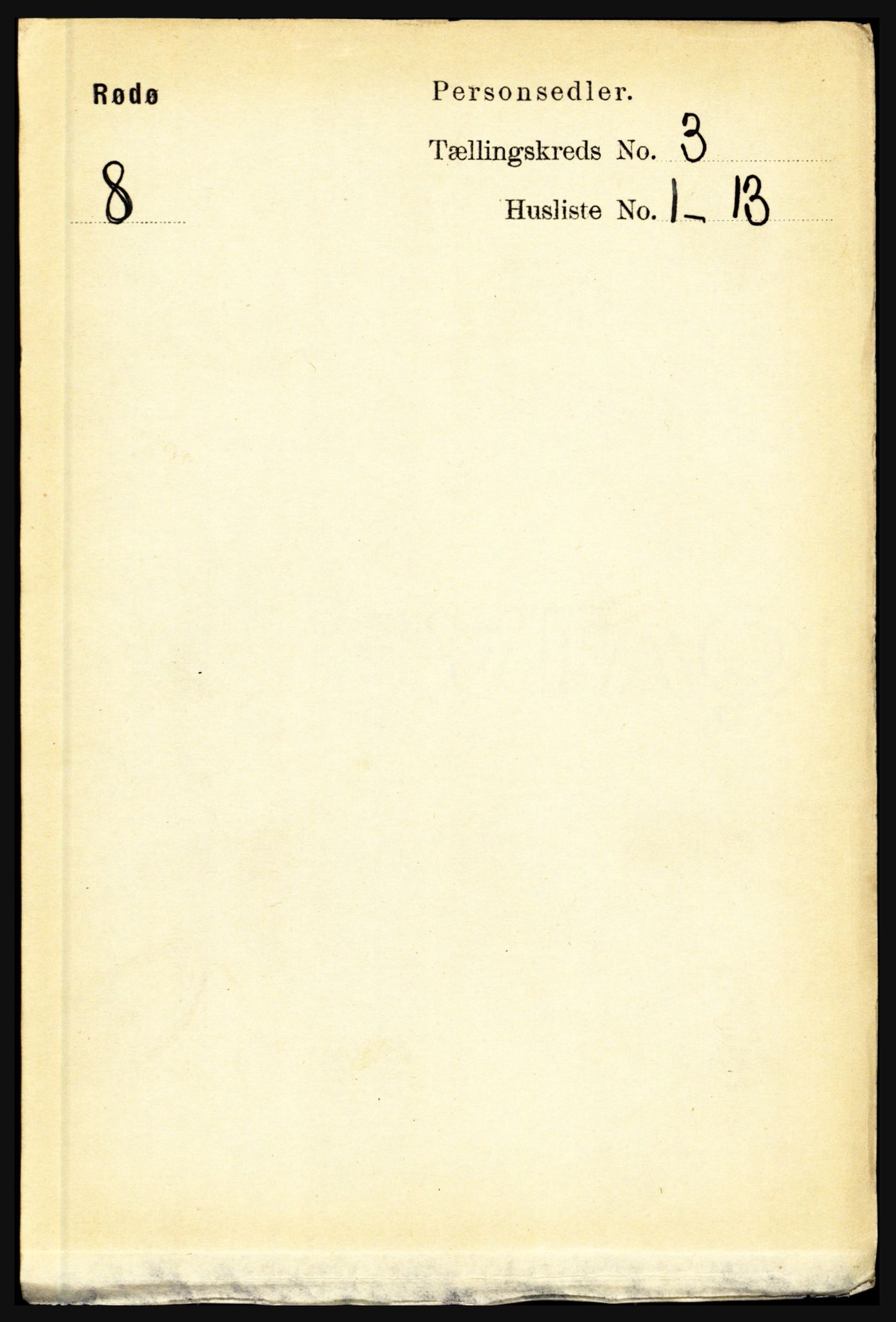 RA, 1891 census for 1836 Rødøy, 1891, p. 823