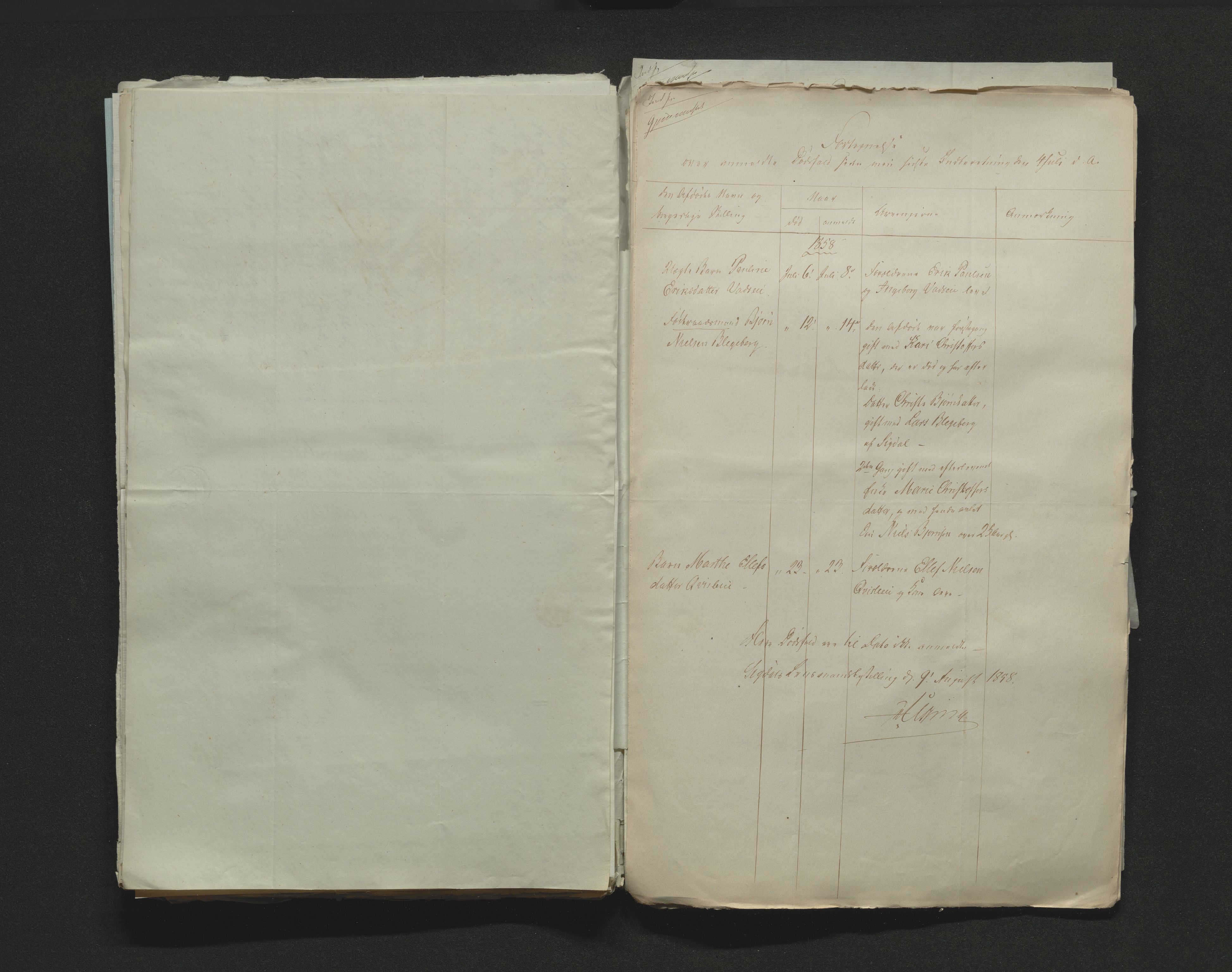 Eiker, Modum og Sigdal sorenskriveri, AV/SAKO-A-123/H/Ha/Hab/L0010: Dødsfallsmeldinger, 1858-1861, p. 82