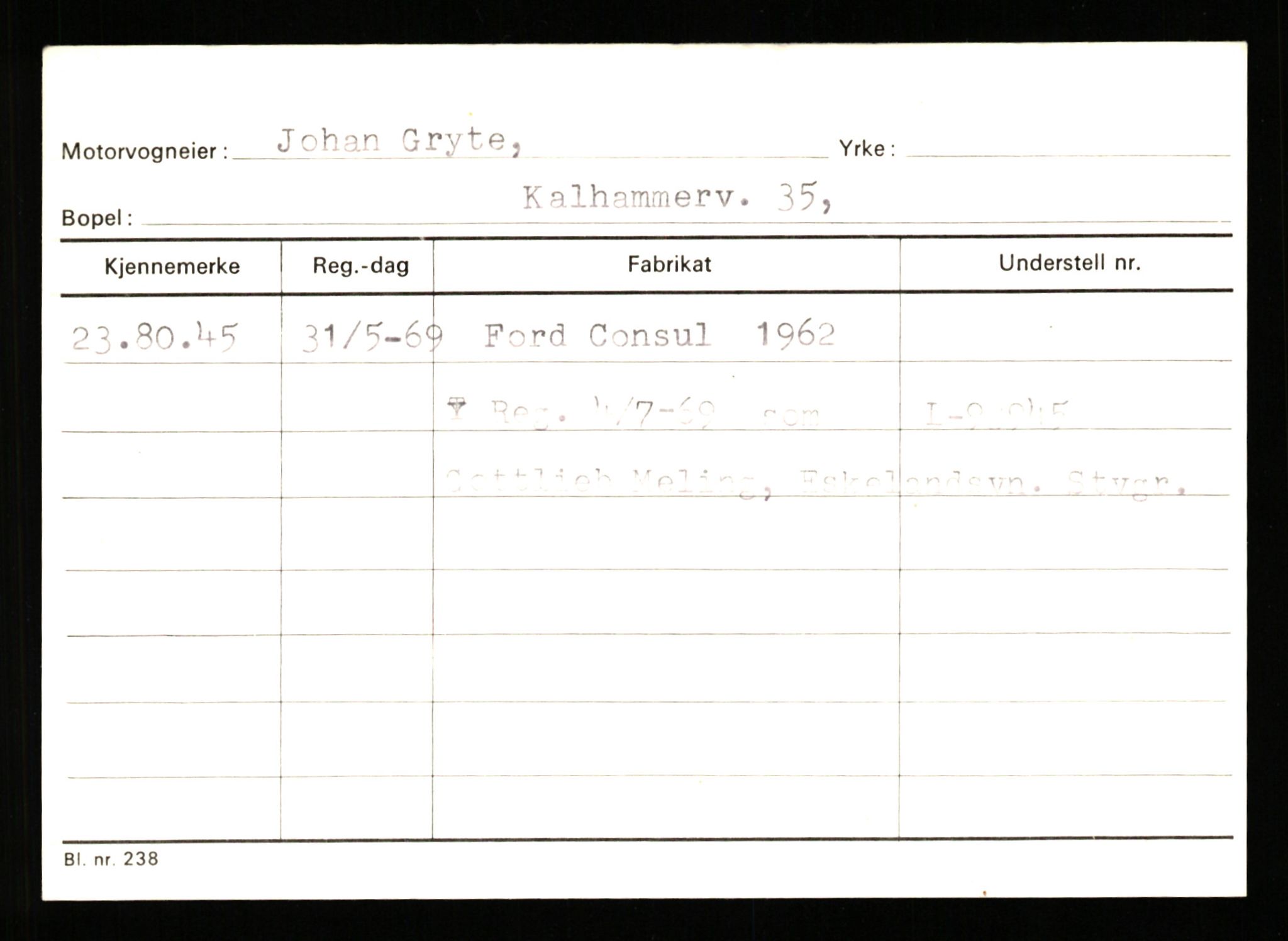 Stavanger trafikkstasjon, AV/SAST-A-101942/0/G/L0010: Registreringsnummer: 130000 - 239953, 1930-1971, p. 3103