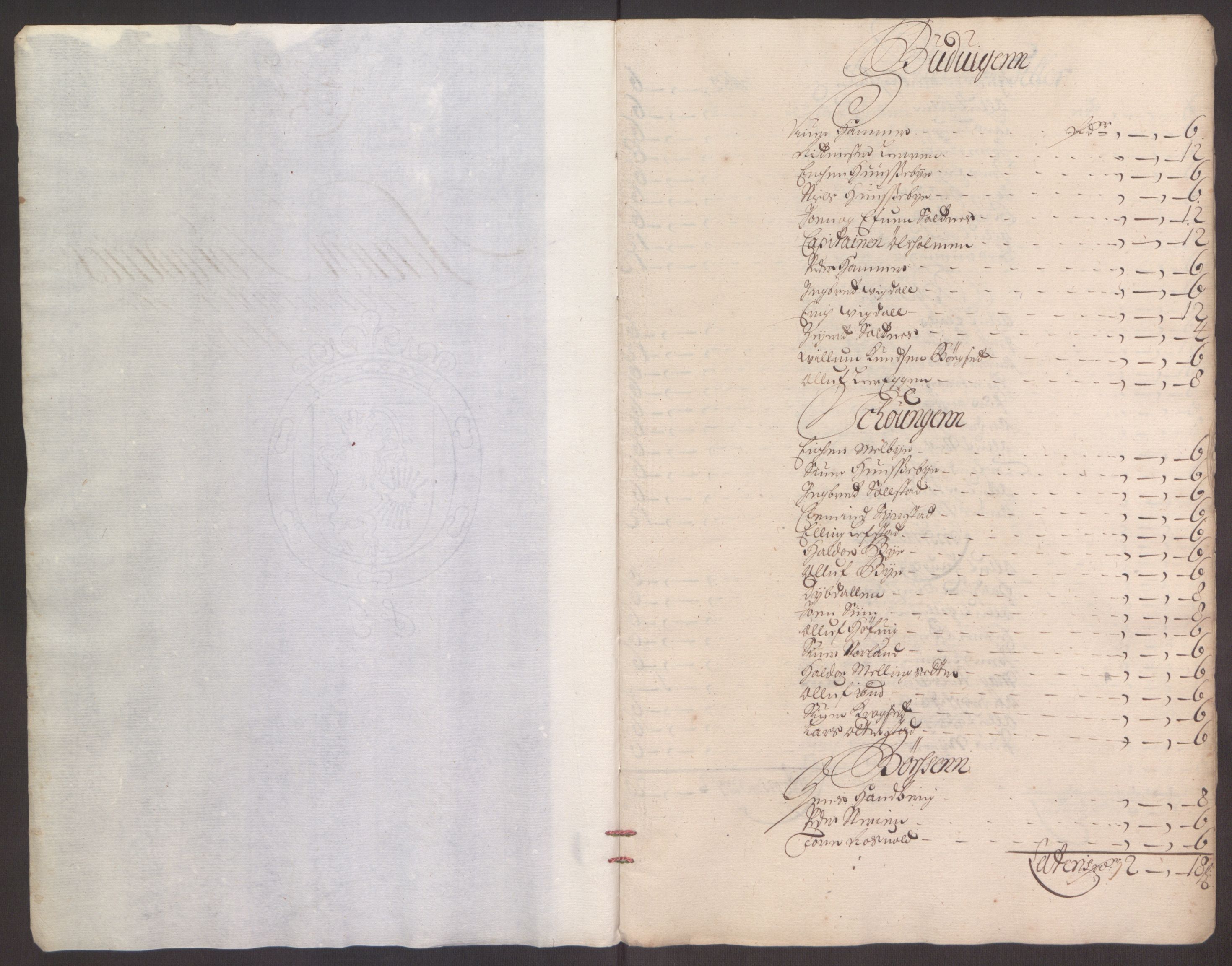 Rentekammeret inntil 1814, Reviderte regnskaper, Fogderegnskap, RA/EA-4092/R61/L4104: Fogderegnskap Strinda og Selbu, 1693-1694, p. 70