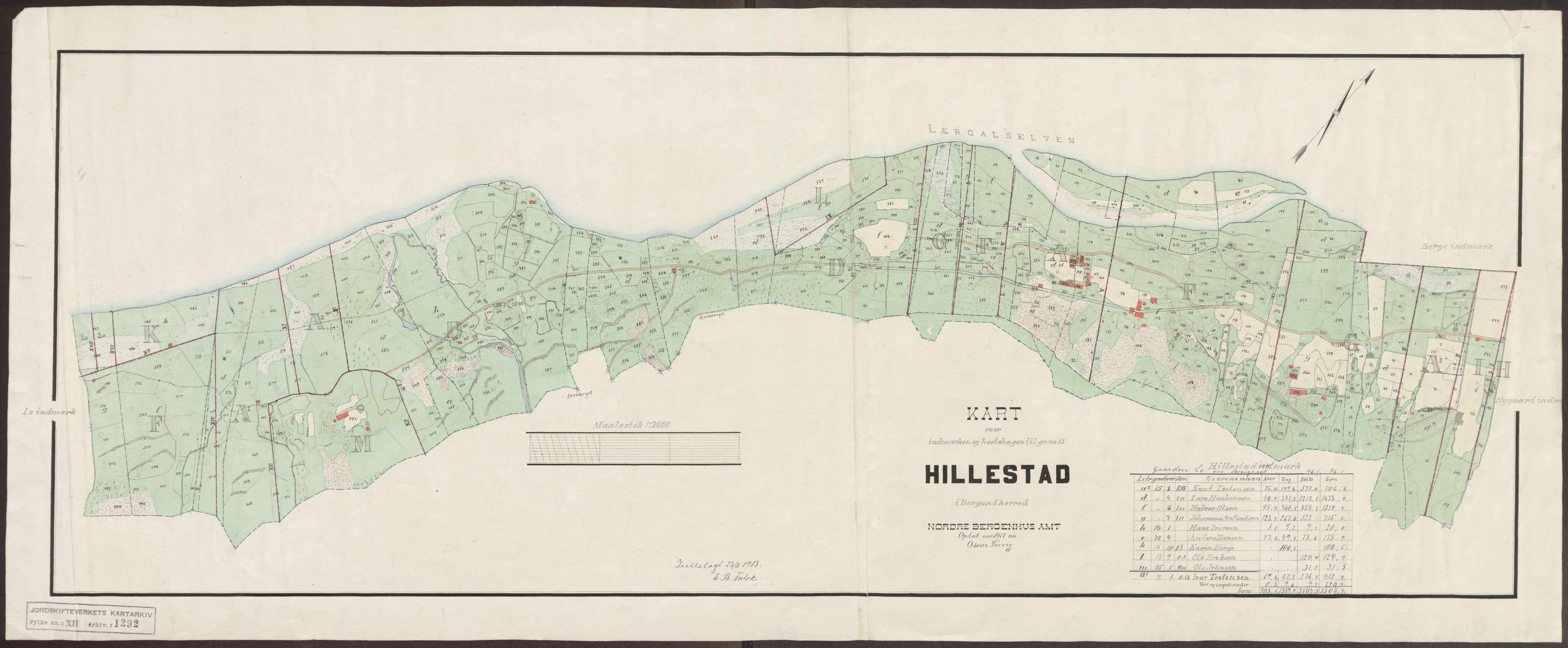Jordskifteverkets kartarkiv, RA/S-3929/T, 1859-1988, p. 1449