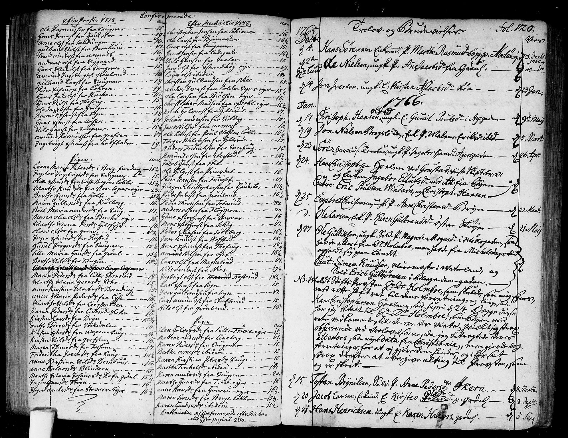 Aker prestekontor kirkebøker, SAO/A-10861/F/L0009: Parish register (official) no. 9, 1765-1785, p. 120