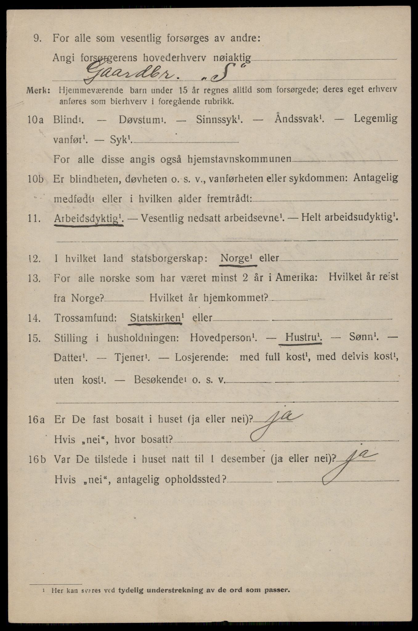 SAST, 1920 census for Nærbø, 1920, p. 5820