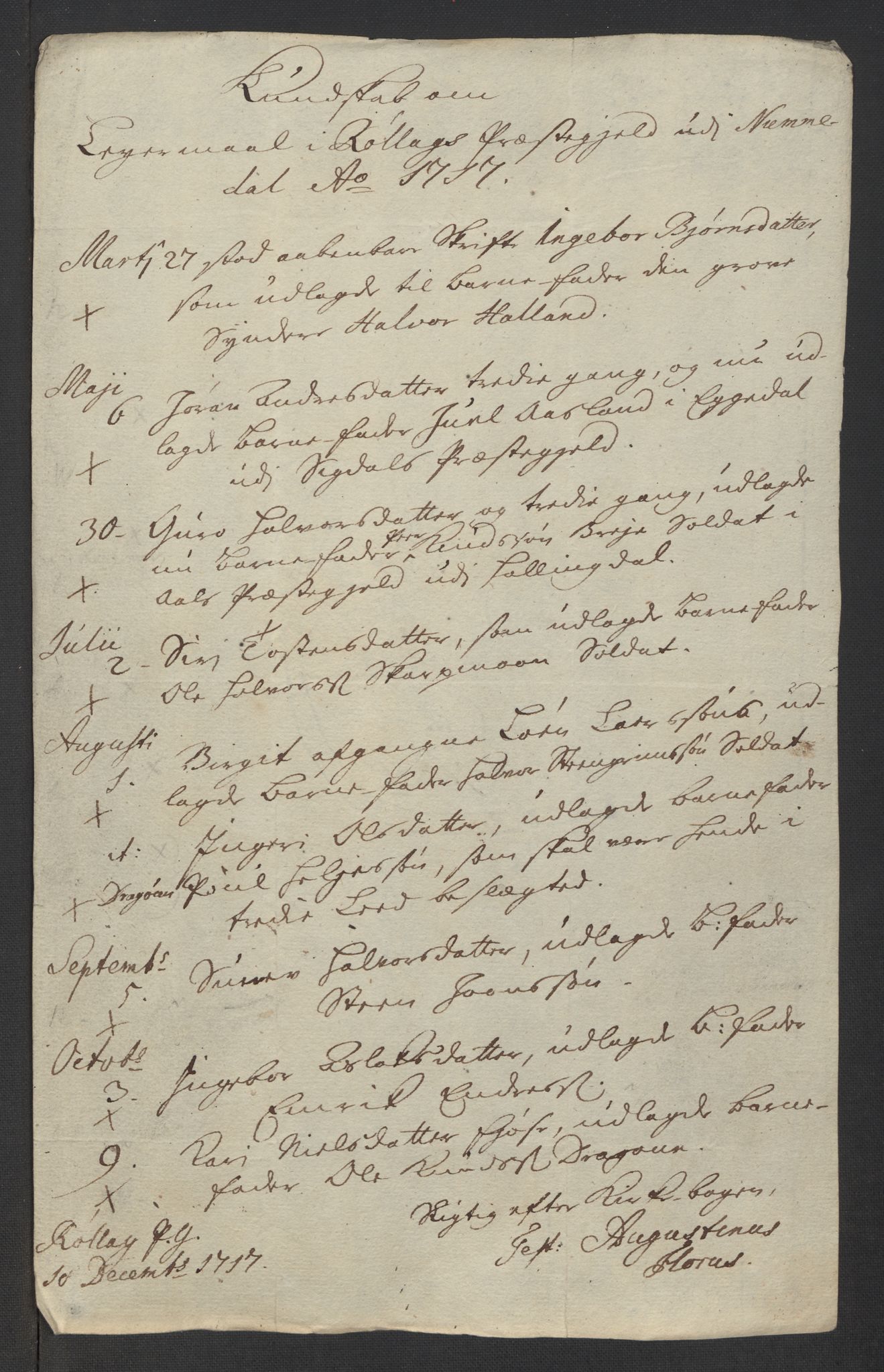 Rentekammeret inntil 1814, Reviderte regnskaper, Fogderegnskap, AV/RA-EA-4092/R24/L1593: Fogderegnskap Numedal og Sandsvær, 1717, p. 273