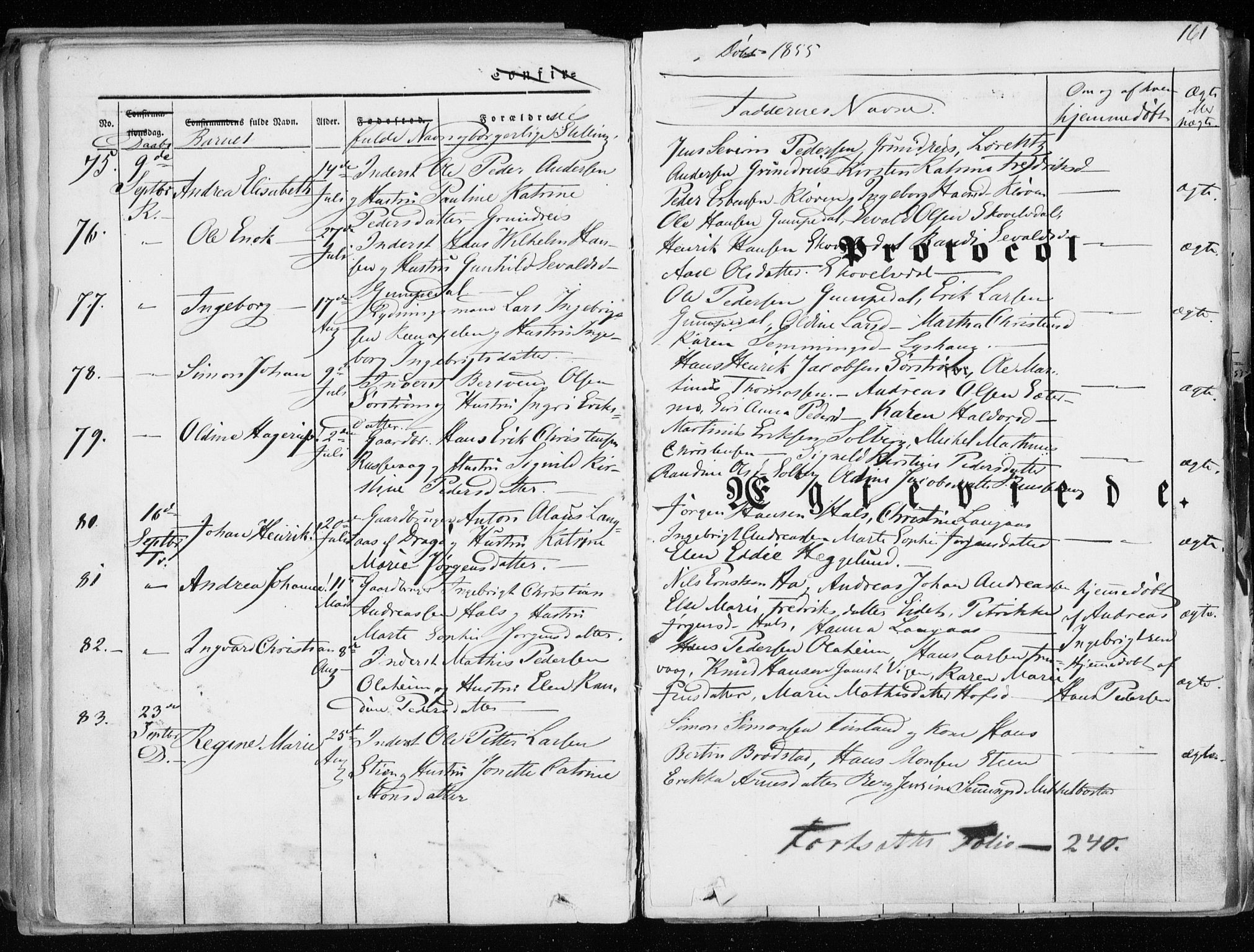 Tranøy sokneprestkontor, SATØ/S-1313/I/Ia/Iaa/L0006kirke: Parish register (official) no. 6, 1844-1855, p. 161
