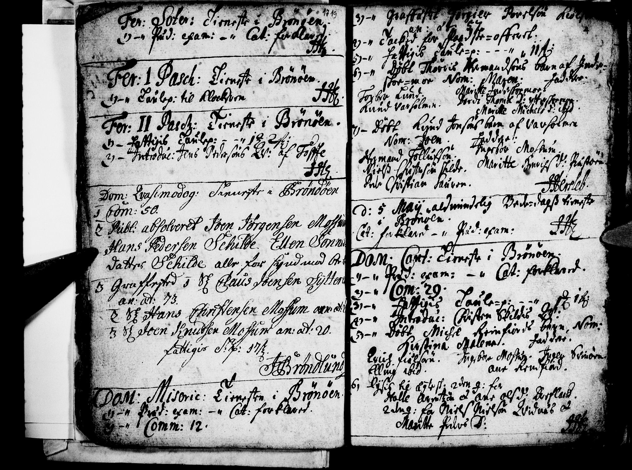 Ministerialprotokoller, klokkerbøker og fødselsregistre - Nordland, SAT/A-1459/813/L0194: Parish register (official) no. 813A04, 1719-1758, p. 3