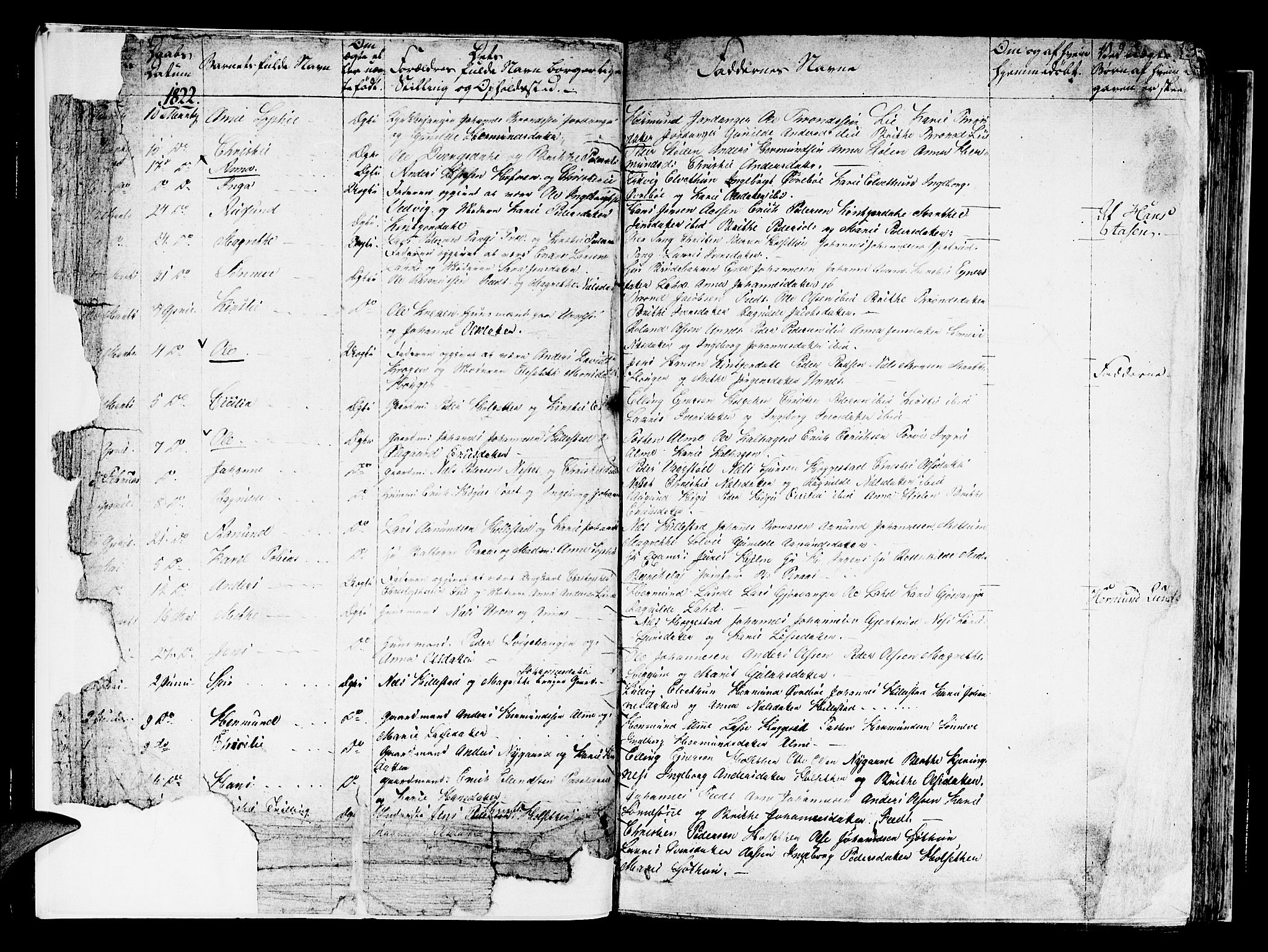 Hafslo sokneprestembete, AV/SAB-A-80301/H/Haa/Haaa/L0004: Parish register (official) no. A 4, 1821-1834, p. 3