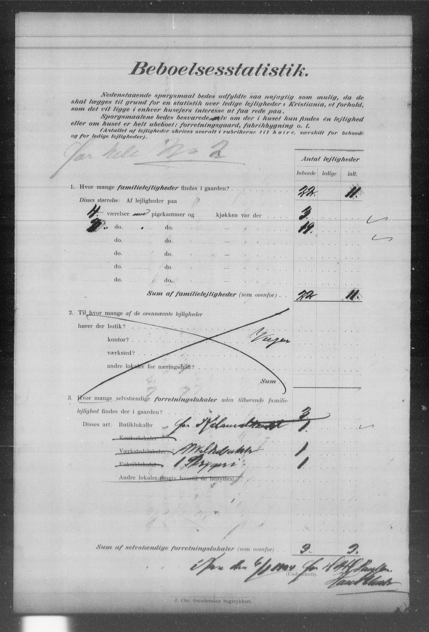 OBA, Municipal Census 1903 for Kristiania, 1903, p. 7969