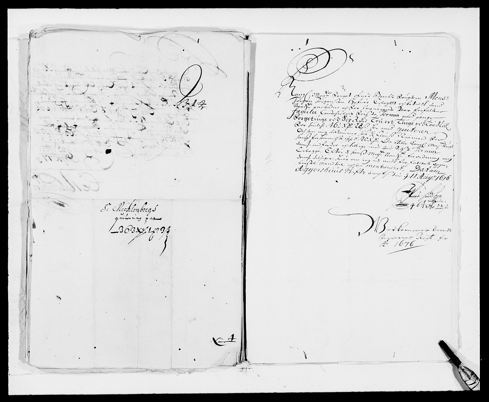 Rentekammeret inntil 1814, Reviderte regnskaper, Fogderegnskap, AV/RA-EA-4092/R34/L2043: Fogderegnskap Bamble, 1676-1677, p. 215