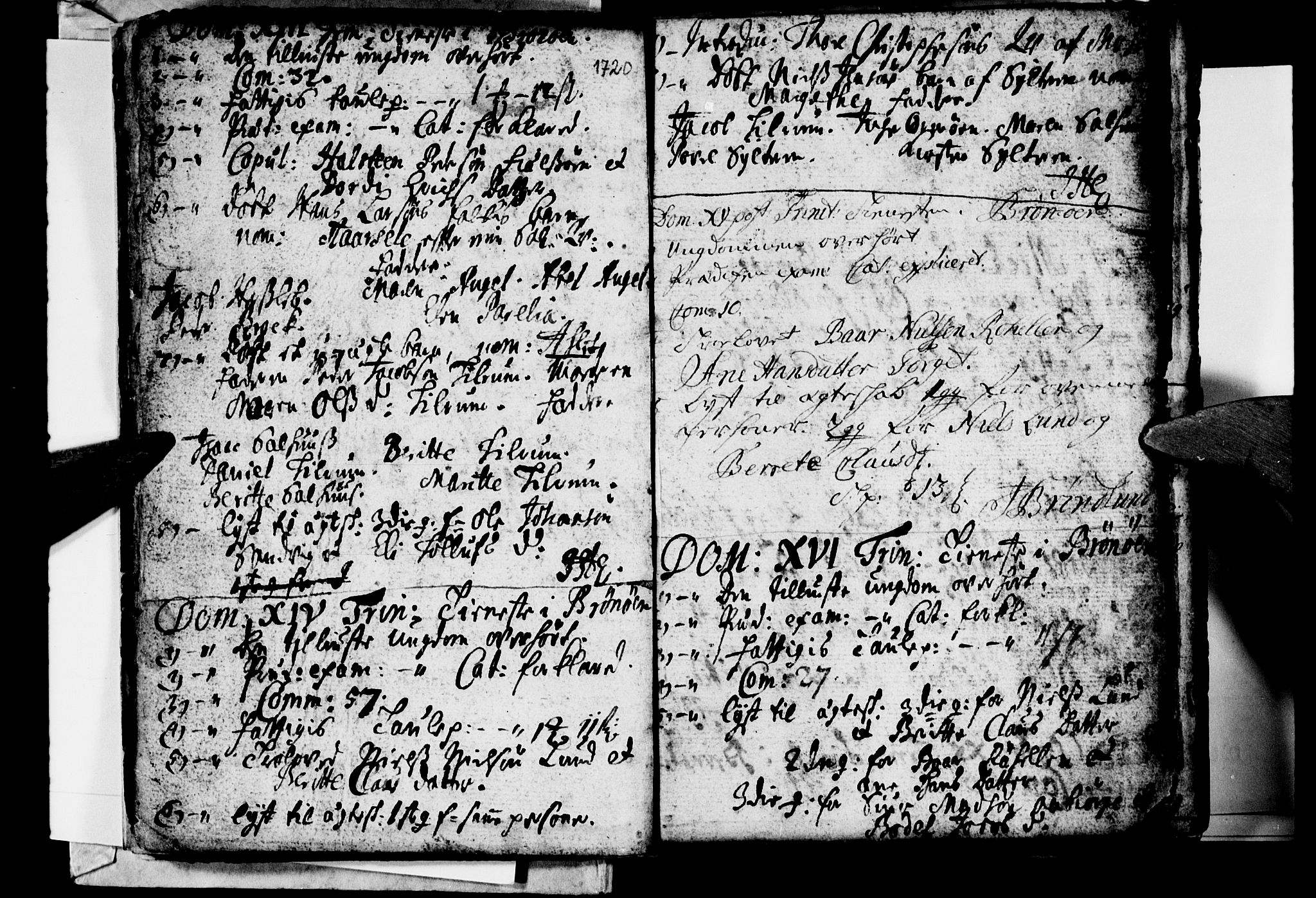 Ministerialprotokoller, klokkerbøker og fødselsregistre - Nordland, SAT/A-1459/813/L0194: Parish register (official) no. 813A04, 1719-1758, p. 16