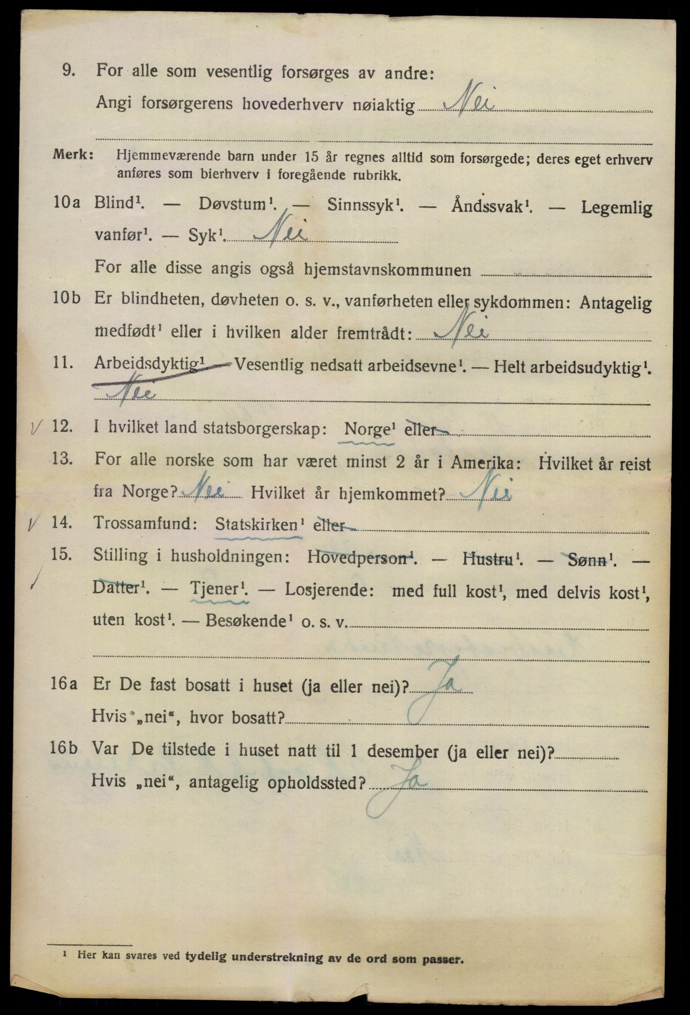 SAO, 1920 census for Kristiania, 1920, p. 460274