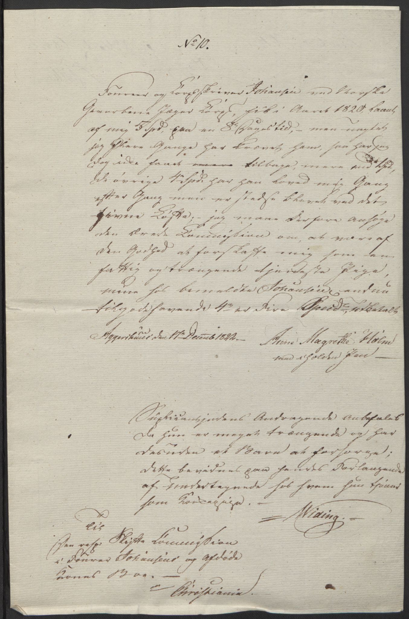 Forsvaret, Generalauditøren, AV/RA-RAFA-1772/F/Fj/Fjb/L0005: Skifter 1818 - 1823, 1818-1823, p. 177