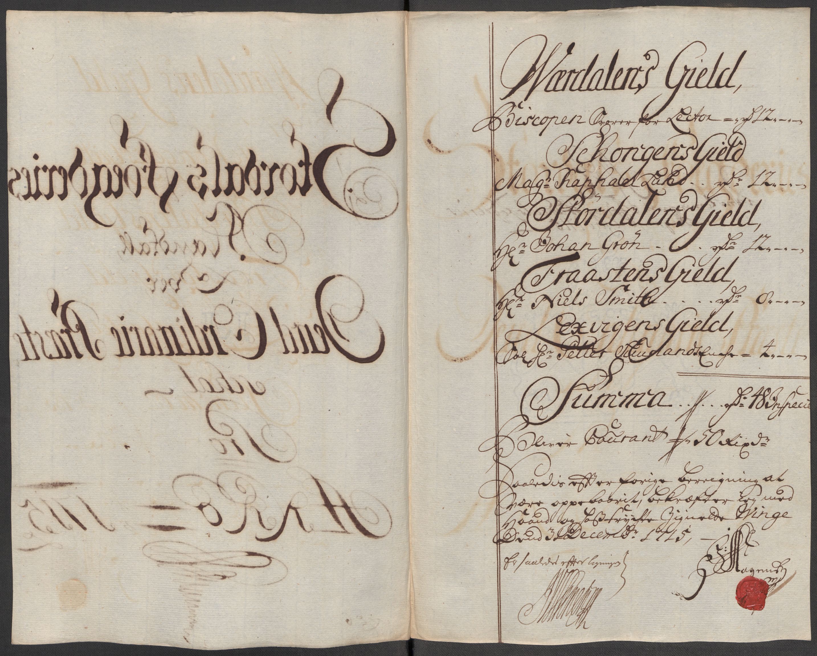 Rentekammeret inntil 1814, Reviderte regnskaper, Fogderegnskap, RA/EA-4092/R62/L4205: Fogderegnskap Stjørdal og Verdal, 1715, p. 116